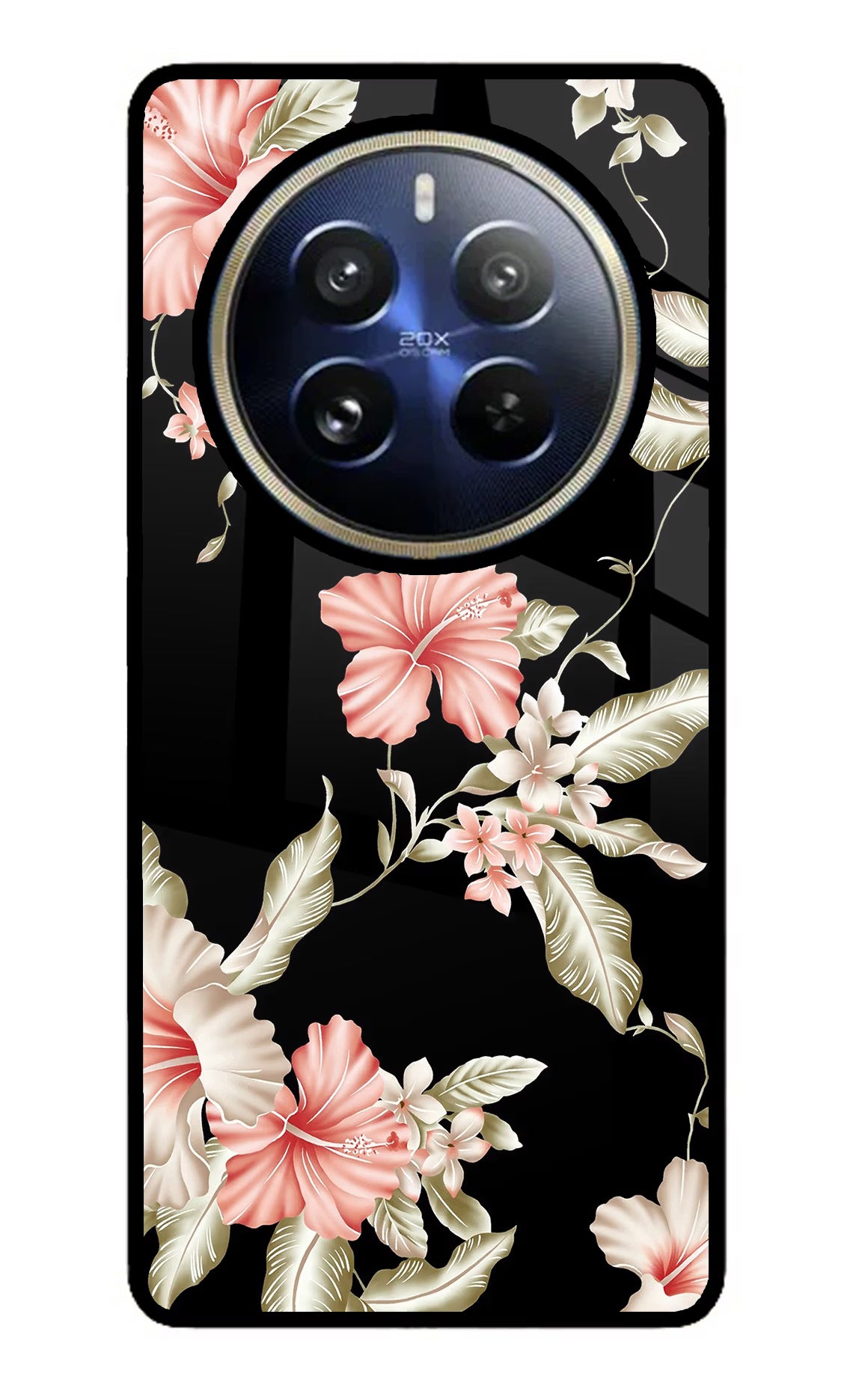 Flowers Realme P1 Pro 5G Glass Case - Flowers Realme P1 Pro 5G Glass Case Flowers Realme P1 Pro 5G Glass Case