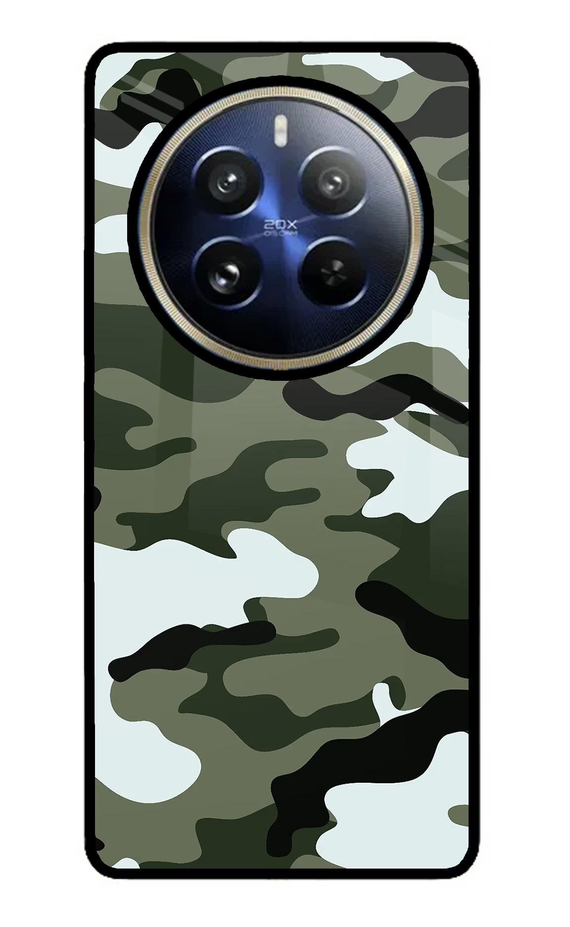 Camouflage Realme P1 Pro 5G Glass Case - Camouflage Realme P1 Pro 5G Glass Case Camouflage Realme P1 Pro 5G Glass Case
