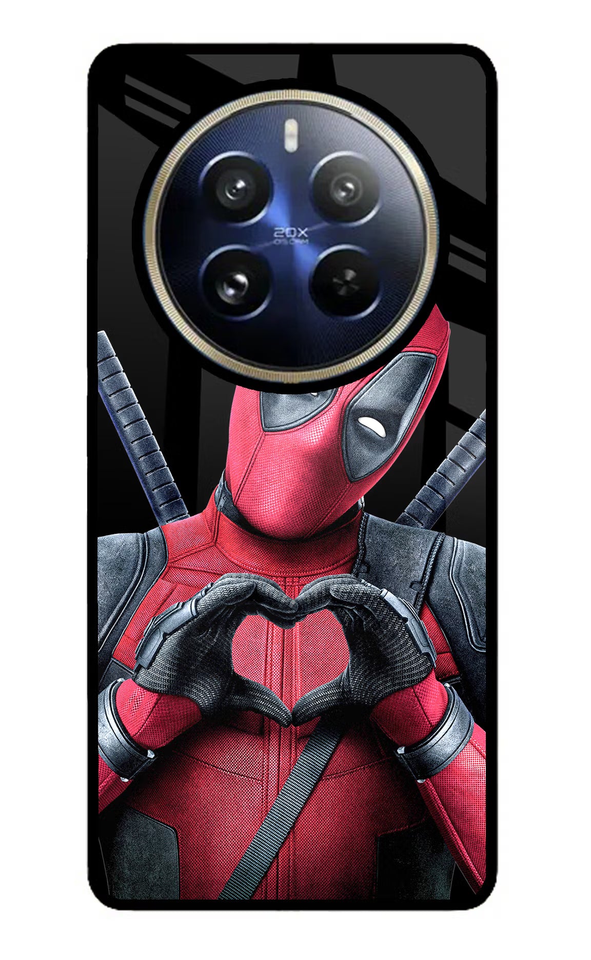 Deadpool Realme P1 Pro 5G Glass Case - Deadpool Realme P1 Pro 5G Glass Case Deadpool Realme P1 Pro 5G Glass Case