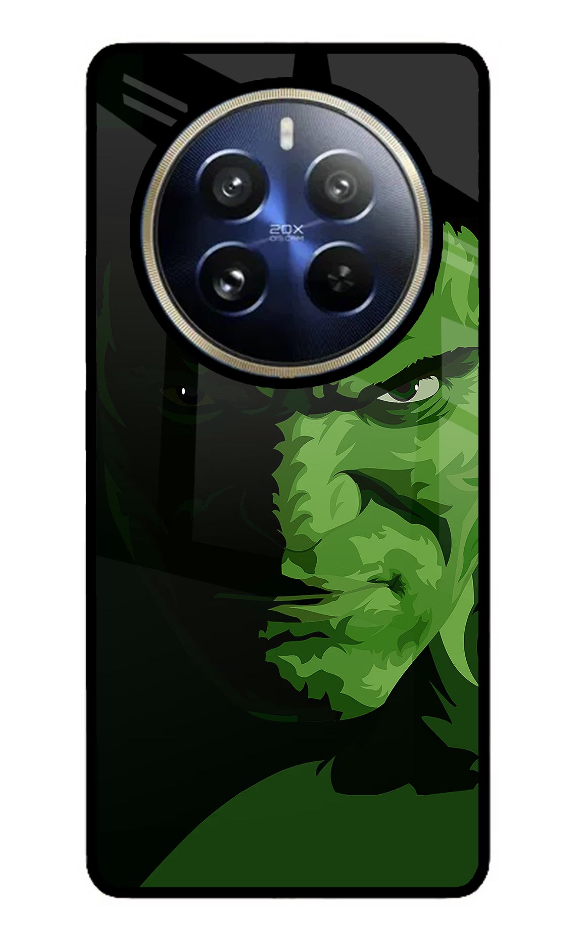 HULK Realme P1 Pro 5G Back Cover - HULK Realme P1 Pro 5G Glass Case Back Cover by Casekaro HULK Realme P1 Pro 5G Glass Case Back Cover by Casekaro
