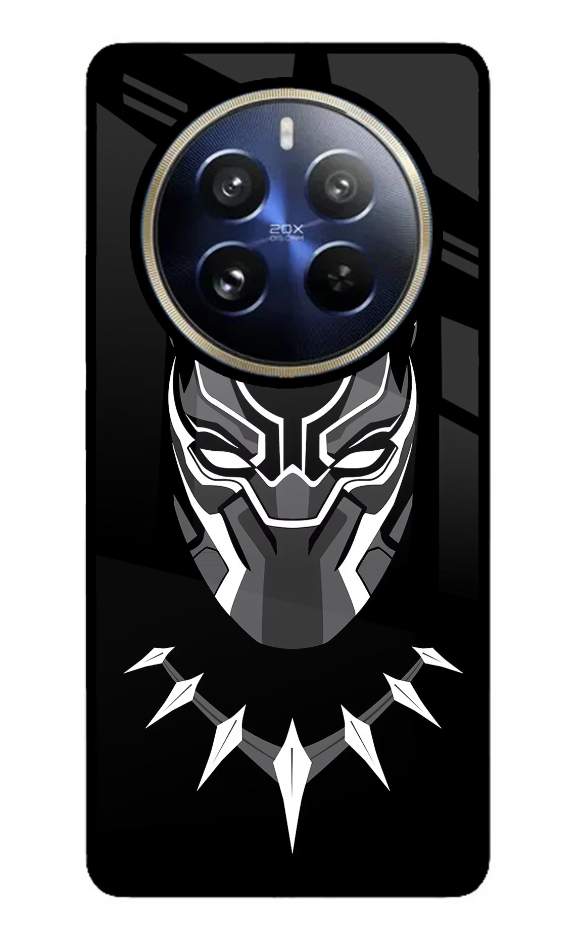 Black Panther Realme P1 Pro 5G Glass Case - Black Panther Realme P1 Pro 5G Glass Case Black Panther Realme P1 Pro 5G Glass Case