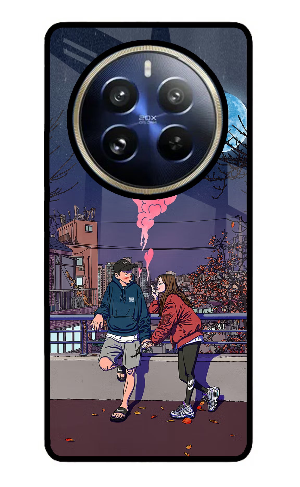 Chilling Couple Realme P1 Pro 5G Glass Case - Chilling Couple Realme P1 Pro 5G Glass Case Chilling Couple Realme P1 Pro 5G Glass Case