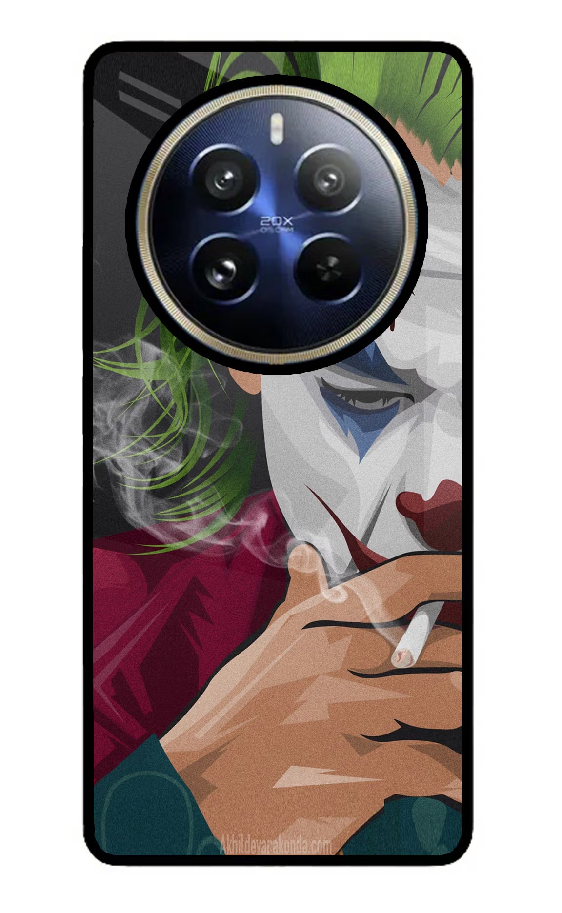 Joker Smoking Realme P1 Pro 5G Glass Case - Joker Smoking Realme P1 Pro 5G Glass Case Joker Smoking Realme P1 Pro 5G Glass Case