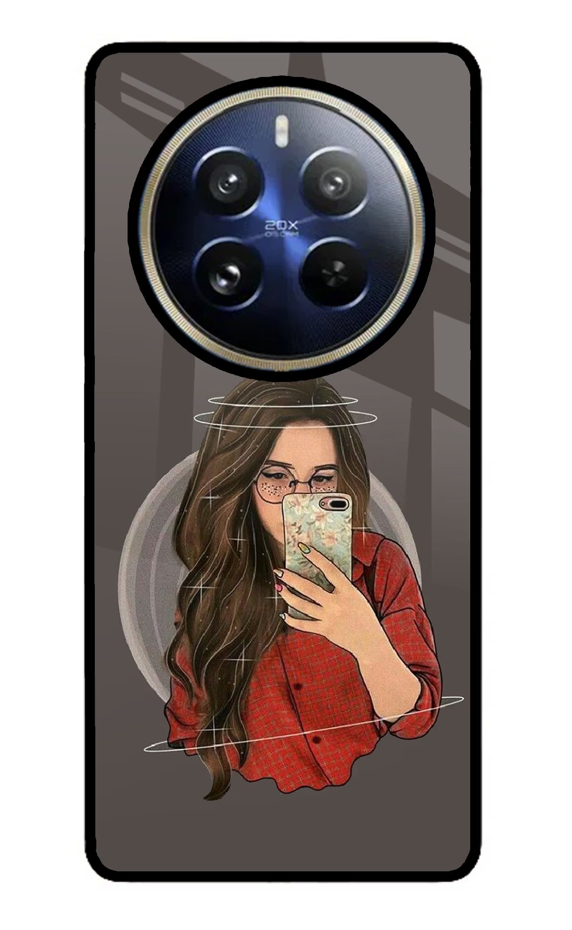 Selfie Queen Realme P1 Pro 5G Glass Case - Selfie Queen Realme P1 Pro 5G Glass Case Selfie Queen Realme P1 Pro 5G Glass Case