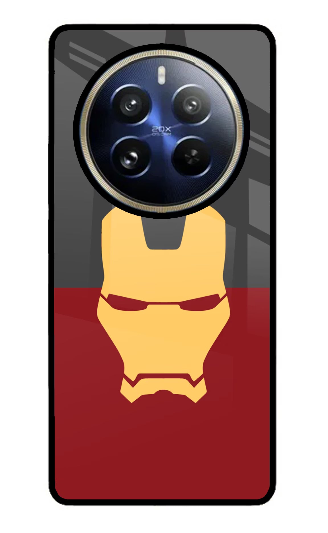 Ironman Realme P1 Pro 5G Back Cover - Ironman Realme P1 Pro 5G Glass Case Back Cover by Casekaro Ironman Realme P1 Pro 5G Glass Case Back Cover by Casekaro