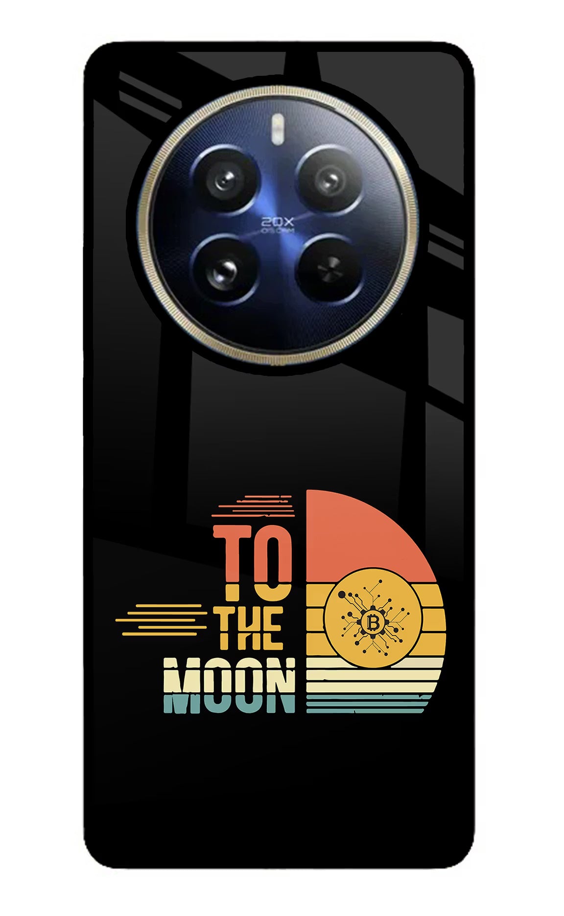 To the Moon Realme P1 Pro 5G Glass Case - To the Moon Realme P1 Pro 5G Glass Case To the Moon Realme P1 Pro 5G Glass Case