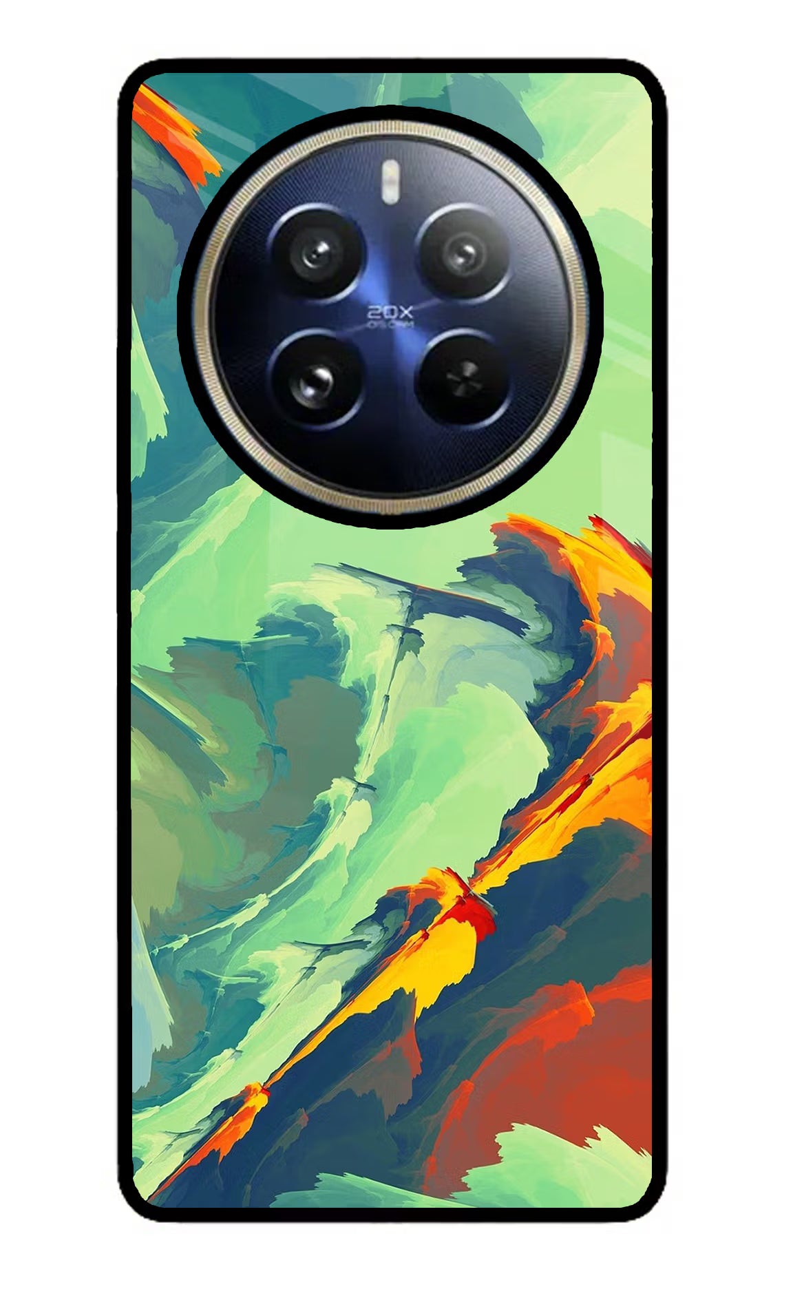 Paint Art Realme P1 Pro 5G Glass Case - Paint Art Realme P1 Pro 5G Glass Case Paint Art Realme P1 Pro 5G Glass Case