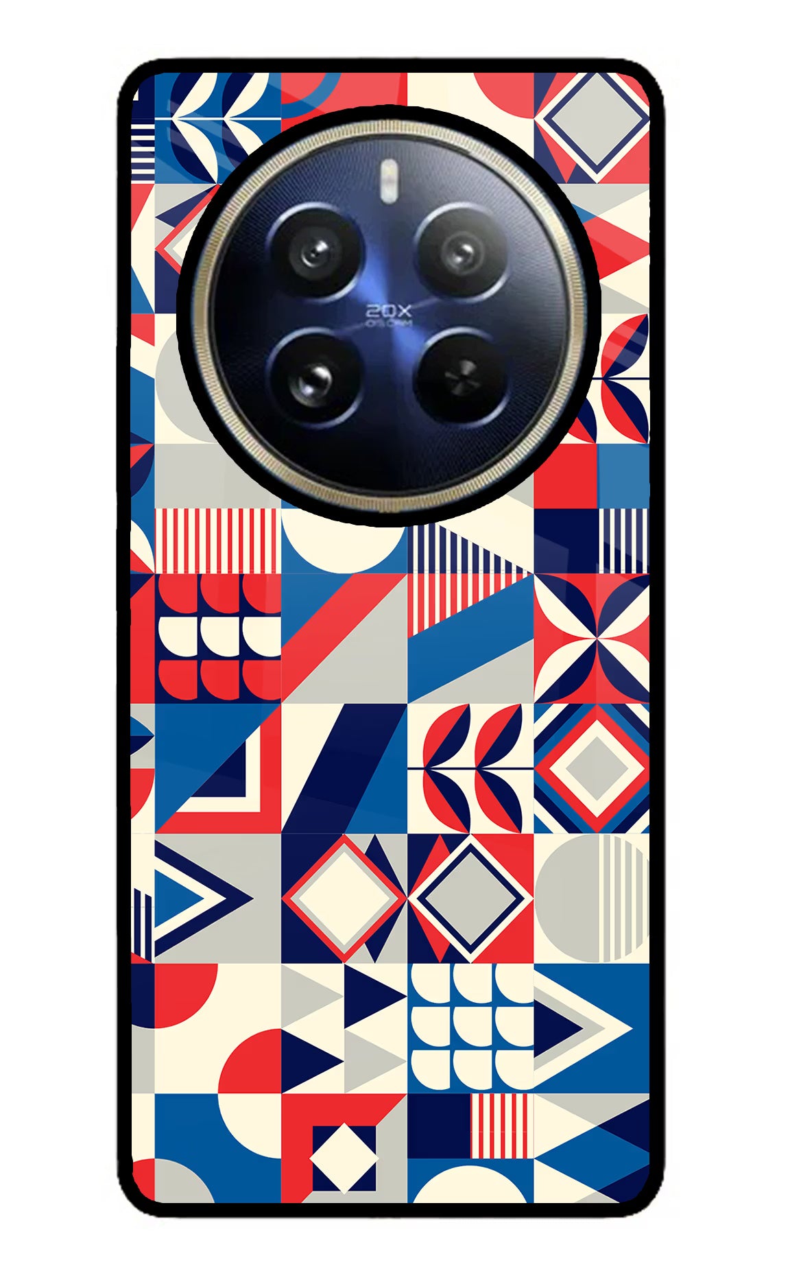 Colorful Pattern Realme P1 Pro 5G Glass Case - Colorful Pattern Realme P1 Pro 5G Glass Case Colorful Pattern Realme P1 Pro 5G Glass Case