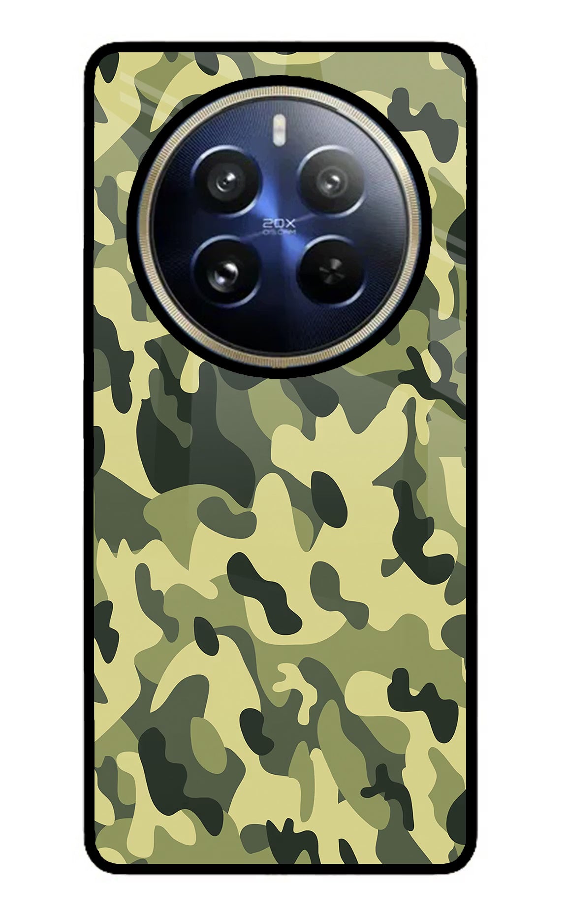 Camouflage Realme P1 Pro 5G Glass Case - Camouflage Realme P1 Pro 5G Glass Case Camouflage Realme P1 Pro 5G Glass Case