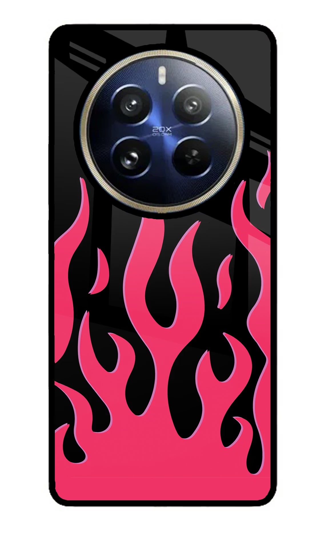 Fire Flames Realme P1 Pro 5G Glass Case - Fire Flames Realme P1 Pro 5G Glass Case Fire Flames Realme P1 Pro 5G Glass Case