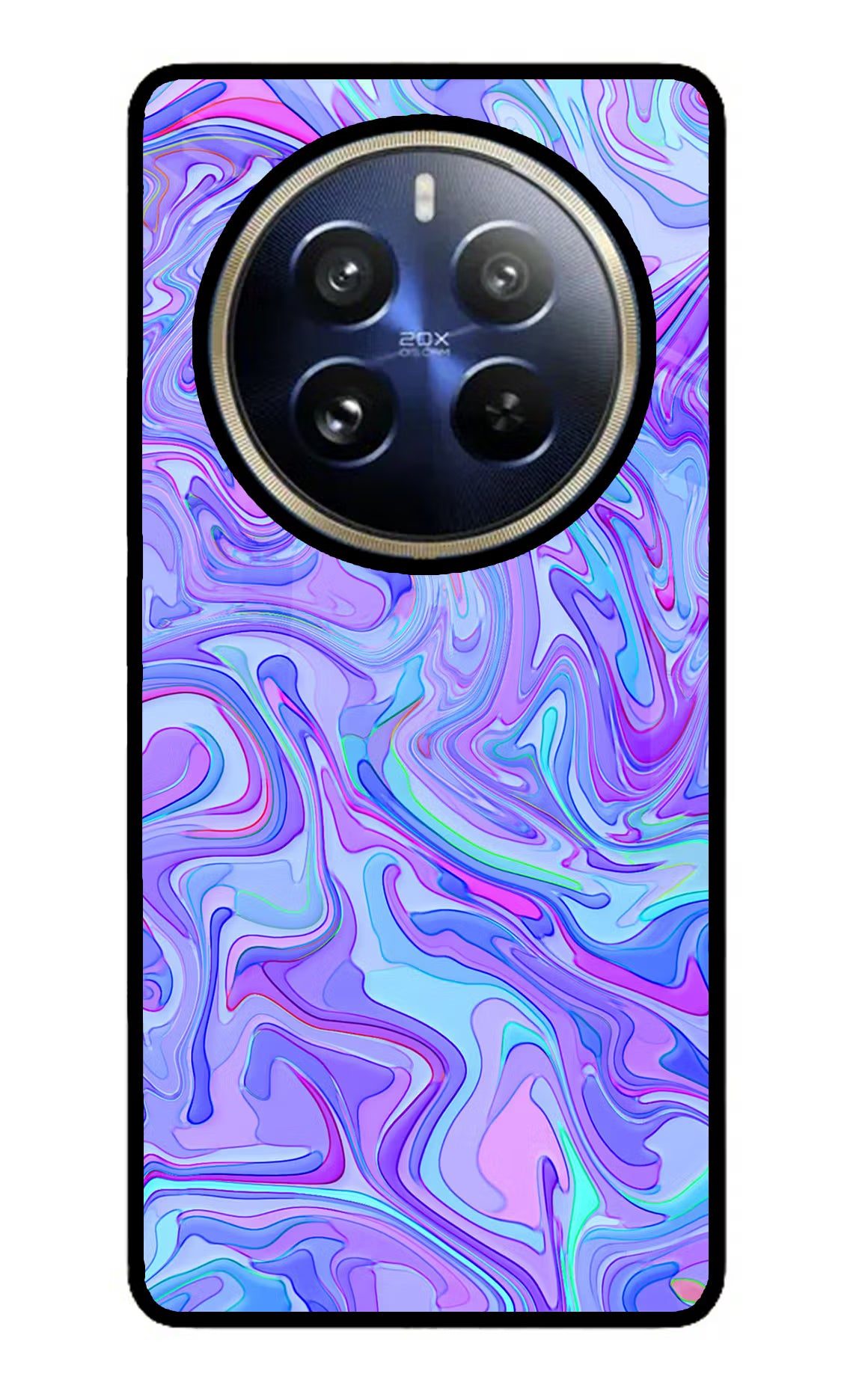 Glitter Realme P1 Pro 5G Back Cover - Glitter Realme P1 Pro 5G Glass Case Back Cover by Casekaro Glitter Realme P1 Pro 5G Glass Case Back Cover by Casekaro