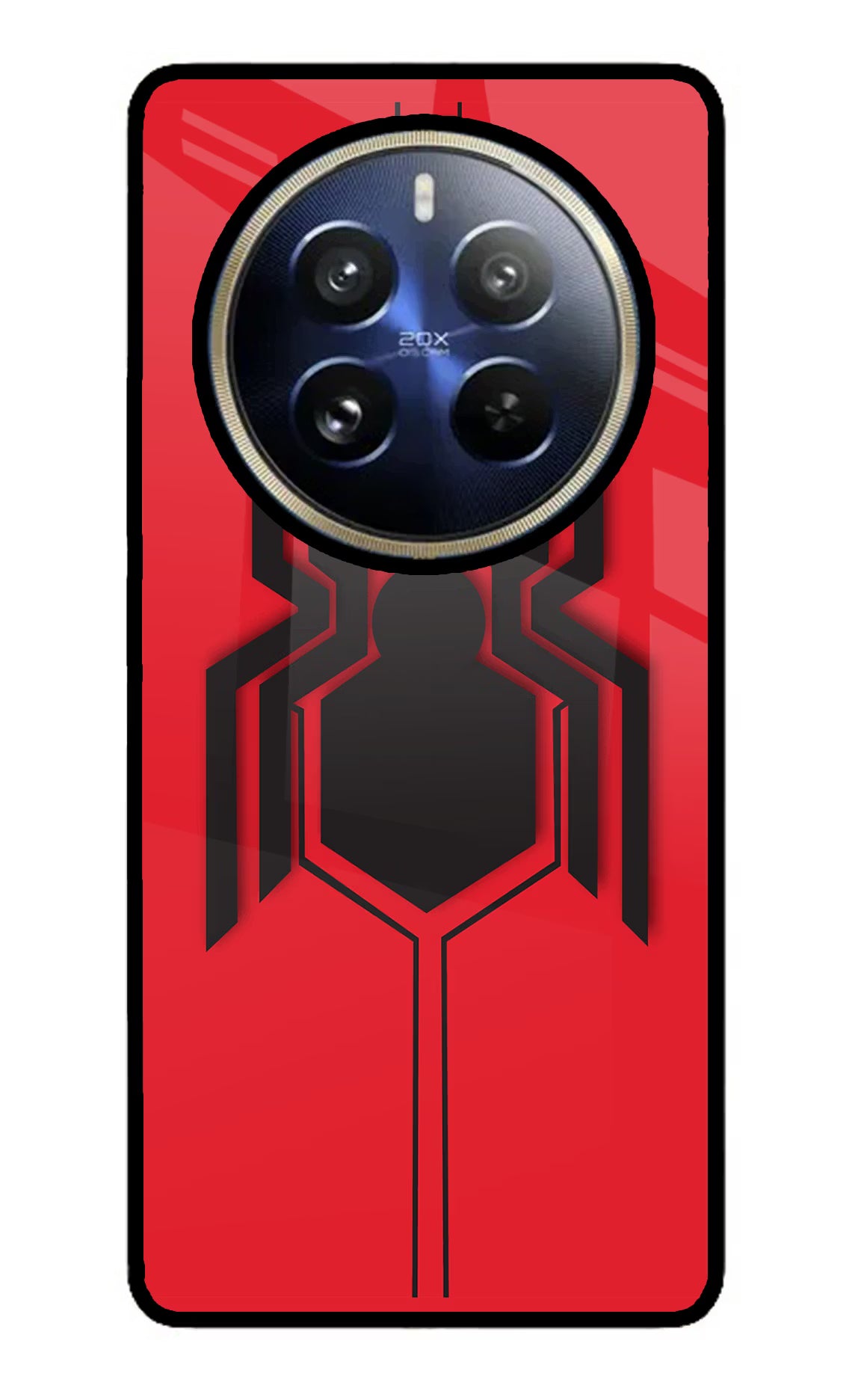Spider Realme P1 Pro 5G Glass Case - Spider Realme P1 Pro 5G Glass Case Spider Realme P1 Pro 5G Glass Case