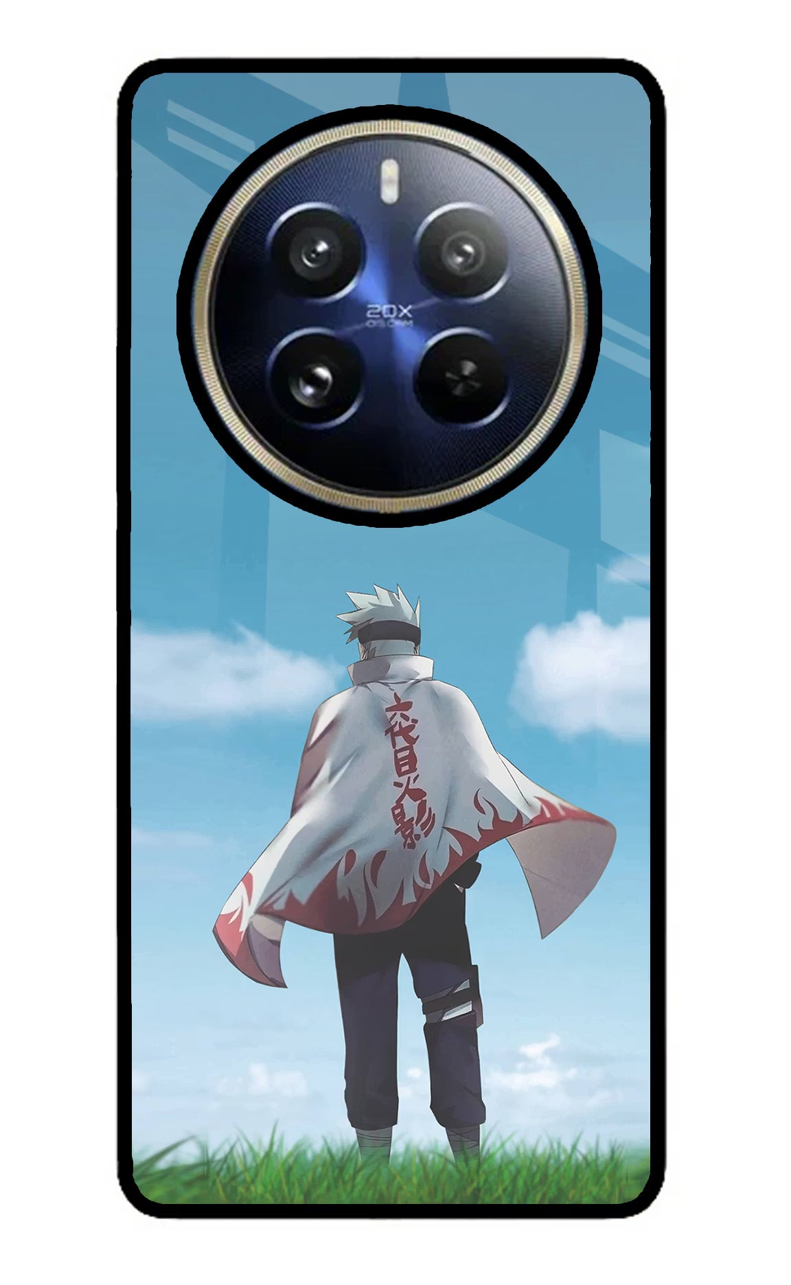 Kakashi Realme P1 Pro 5G Glass Case - Kakashi Realme P1 Pro 5G Glass Case Kakashi Realme P1 Pro 5G Glass Case