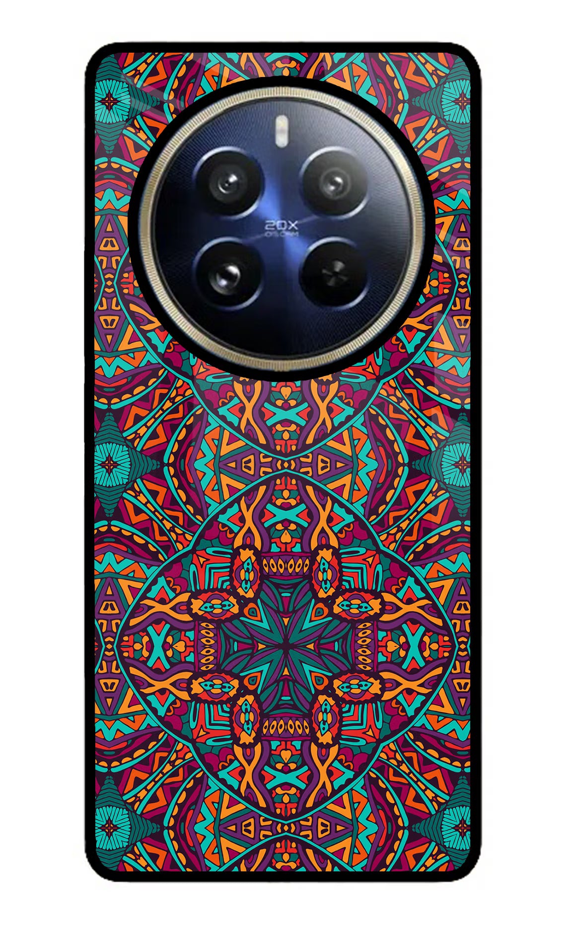 Colour Mandala Realme P1 Pro 5G Glass Case - Colour Mandala Realme P1 Pro 5G Glass Case Colour Mandala Realme P1 Pro 5G Glass Case