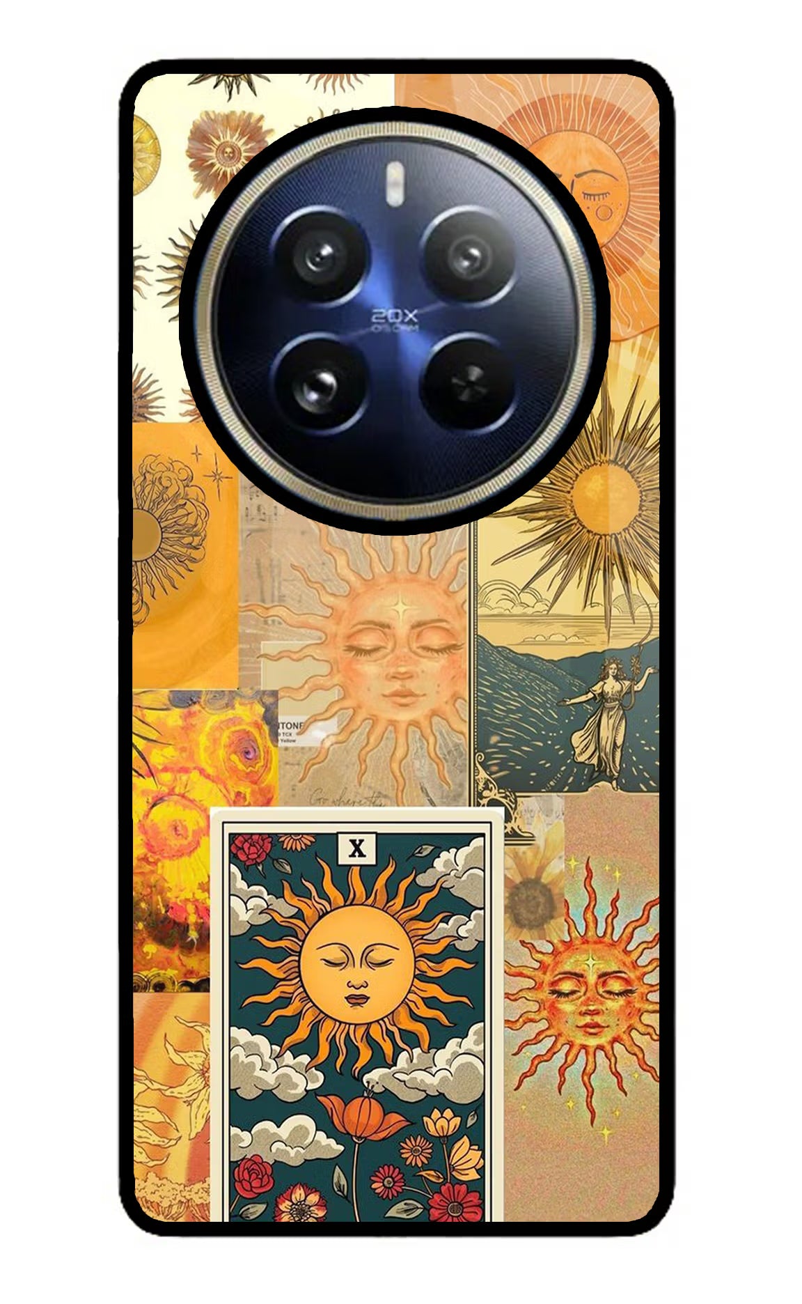 Sun Realme P1 Pro 5G Glass Case - Sun Realme P1 Pro 5G Glass Case Sun Realme P1 Pro 5G Glass Case