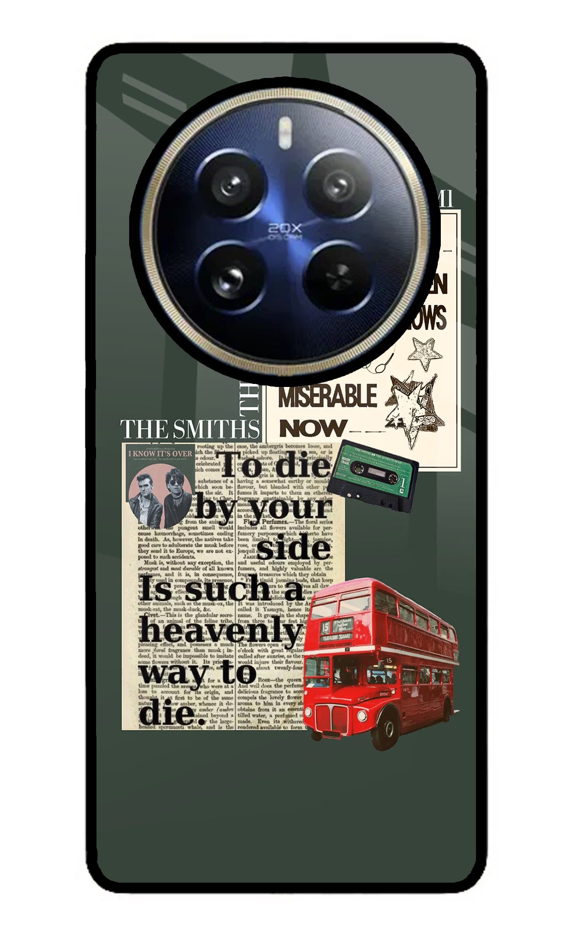 The Smiths Realme P1 Pro 5G Glass Case - The Smiths Realme P1 Pro 5G Glass Case The Smiths Realme P1 Pro 5G Glass Case