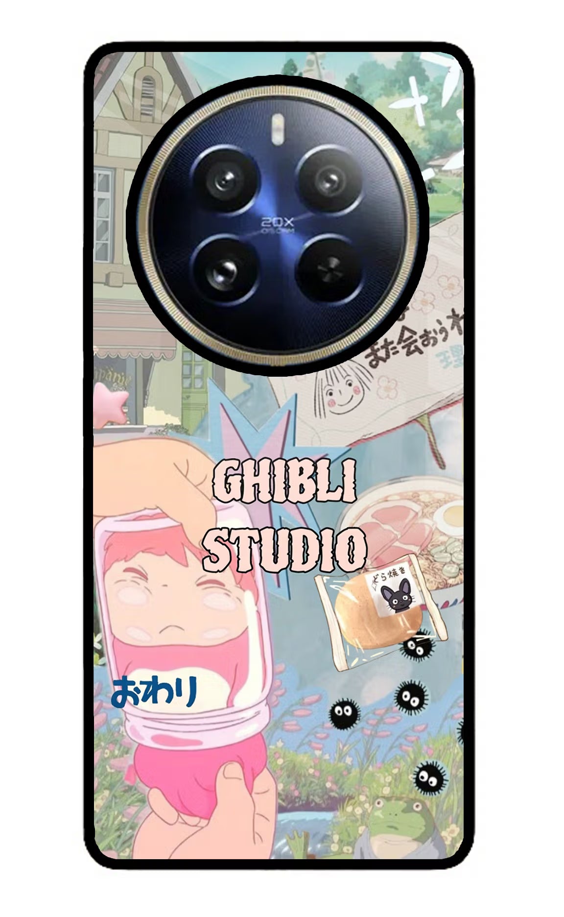 Studio Ghibli Realme P1 Pro 5G Glass Case - Studio Ghibli Realme P1 Pro 5G Glass Case Studio Ghibli Realme P1 Pro 5G Glass Case