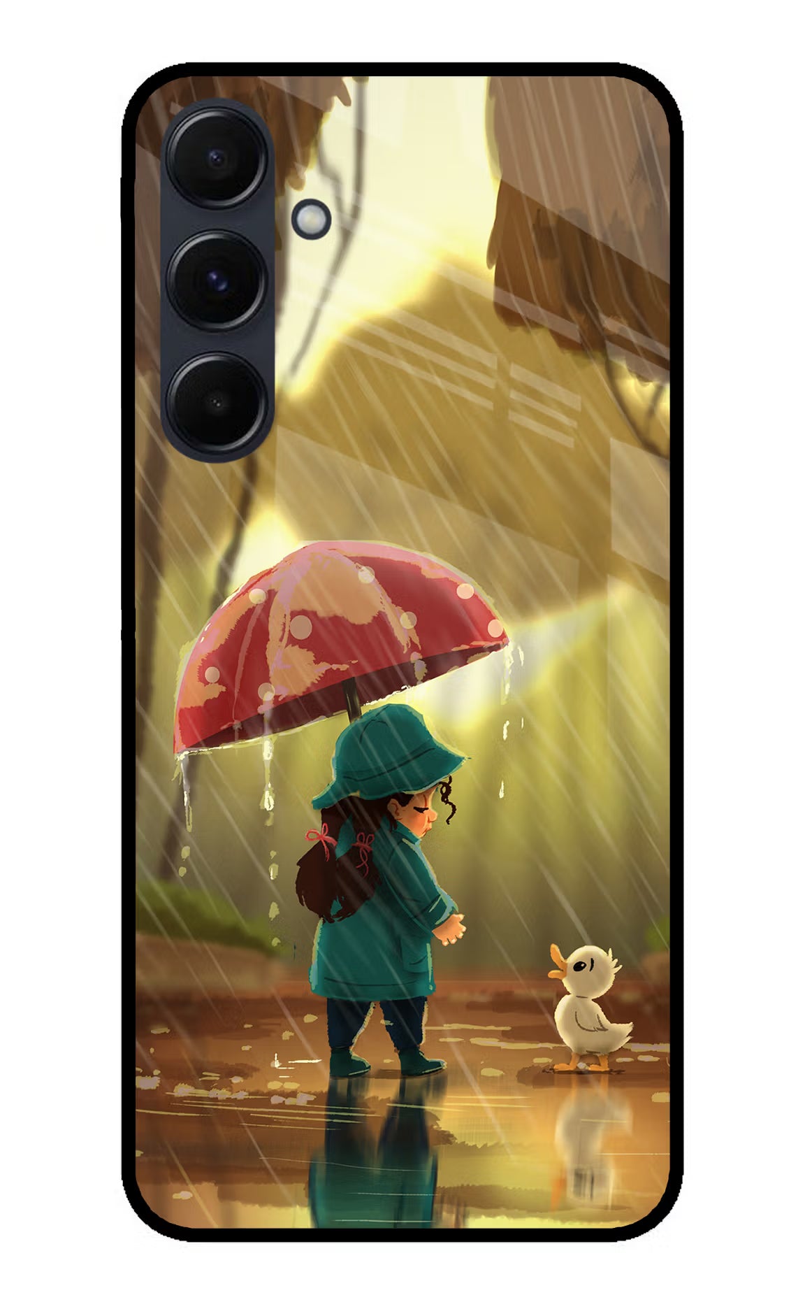 Rainy Day Samsung A35 5G Glass Case - Rainy Day Samsung A35 5G Glass Case Rainy Day Samsung A35 5G Glass Case
