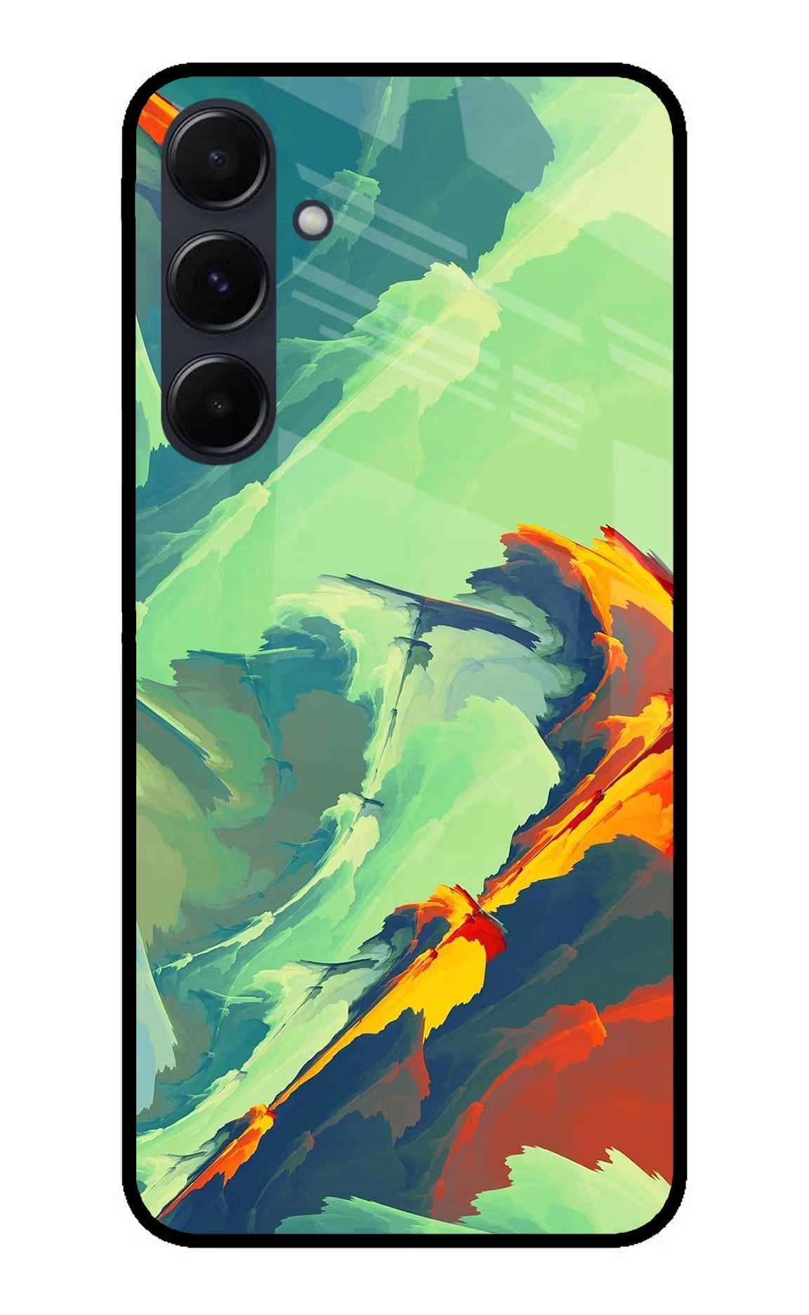 Paint Art Samsung A35 5G Glass Case - Paint Art Samsung A35 5G Glass Case Paint Art Samsung A35 5G Glass Case