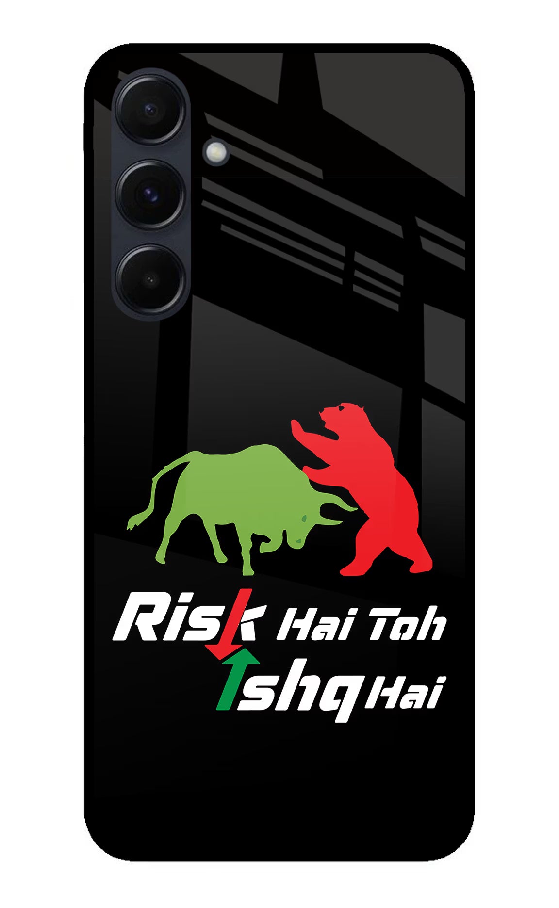 Risk Hai Toh Ishq Hai Samsung A35 5G Glass Case - Risk Hai Toh Ishq Hai Samsung A35 5G Glass Case Risk Hai Toh Ishq Hai Samsung A35 5G Glass Case
