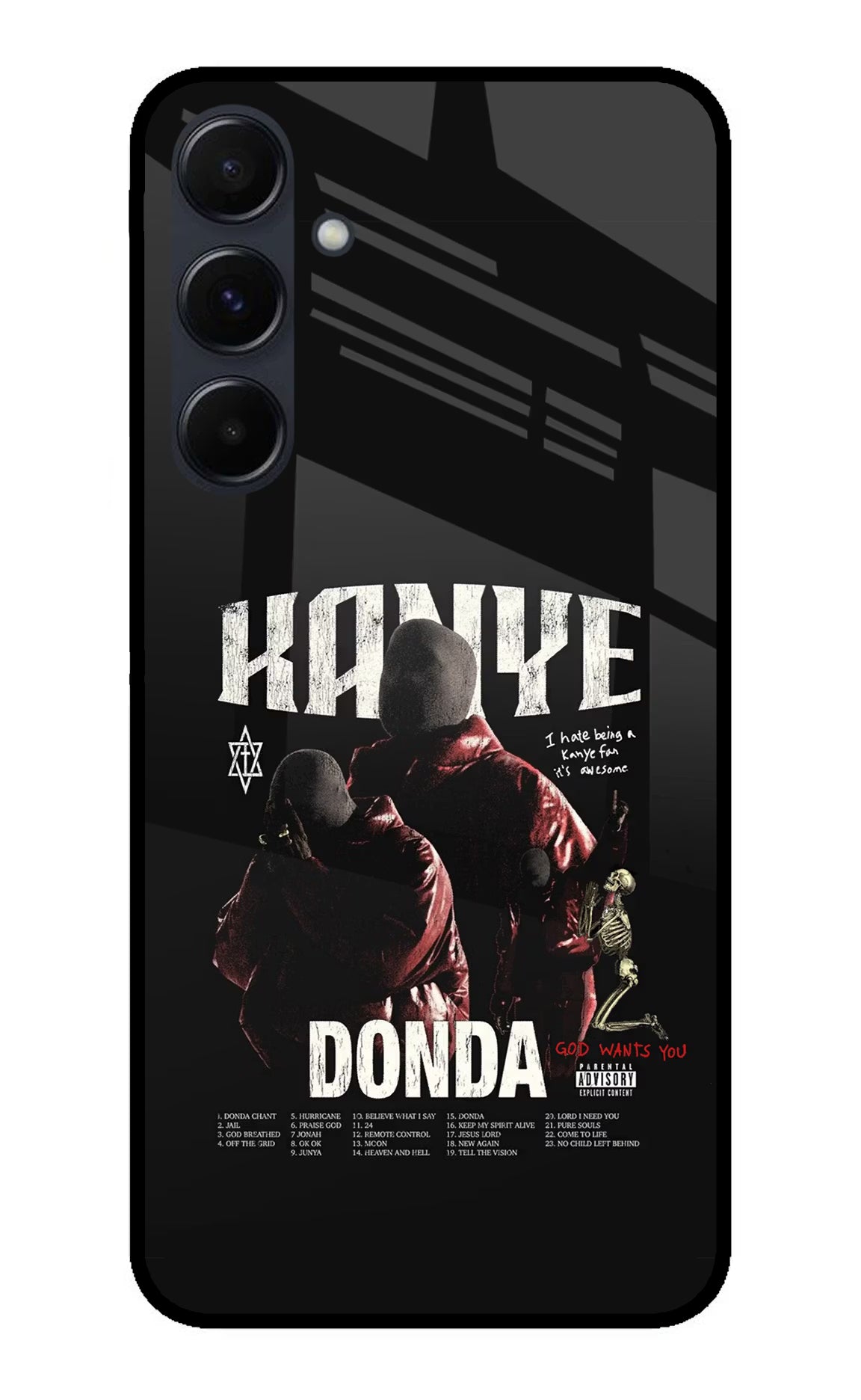 Donda Kanye West Samsung A35 5G Glass Case - Donda Kanye West Samsung A35 5G Glass Case Donda Kanye West Samsung A35 5G Glass Case