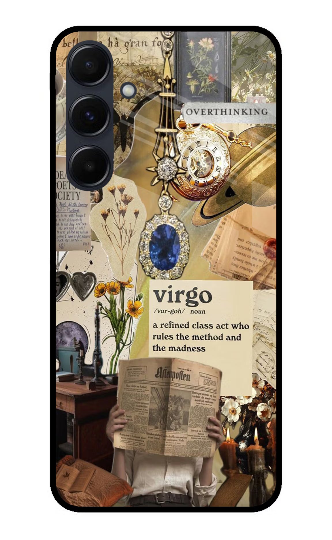 Virgo Zodiac Samsung A35 5G Glass Case - Virgo Zodiac Samsung A35 5G Glass Case Virgo Zodiac Samsung A35 5G Glass Case