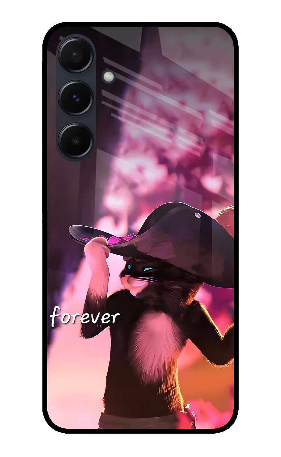Forever Cat Samsung A35 5G Glass Case - Forever Cat Samsung A35 5G Glass Case Forever Cat Samsung A35 5G Glass Case