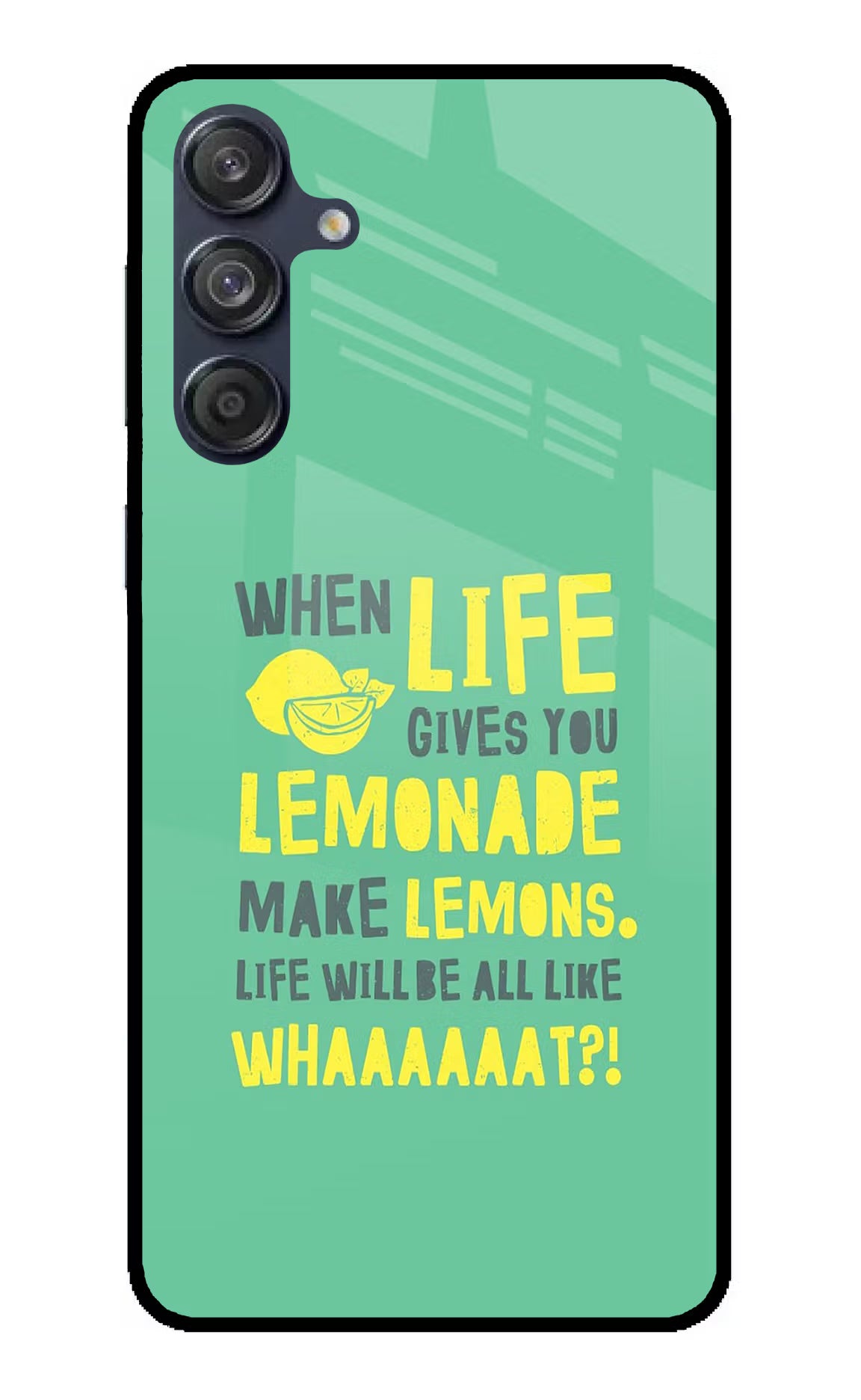 Quote Samsung M55 5G Back Cover - Quote Samsung M55 5G Glass Case Back Cover by Casekaro Quote Samsung M55 5G Glass Case Back Cover by Casekaro