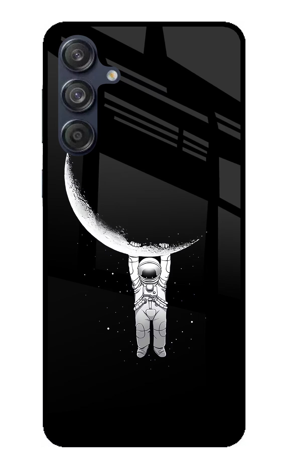 Moon Space Samsung M55 5G Glass Case - Moon Space Samsung M55 5G Glass Case Moon Space Samsung M55 5G Glass Case