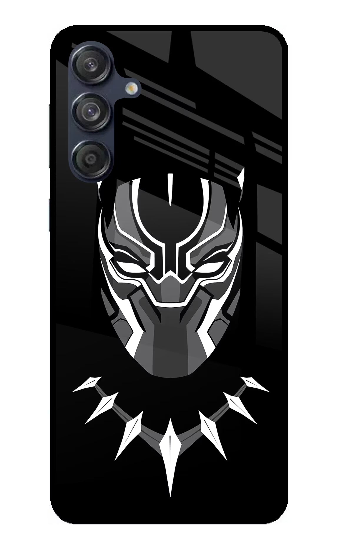 Black Panther Samsung M55 5G Glass Case - Black Panther Samsung M55 5G Glass Case Black Panther Samsung M55 5G Glass Case