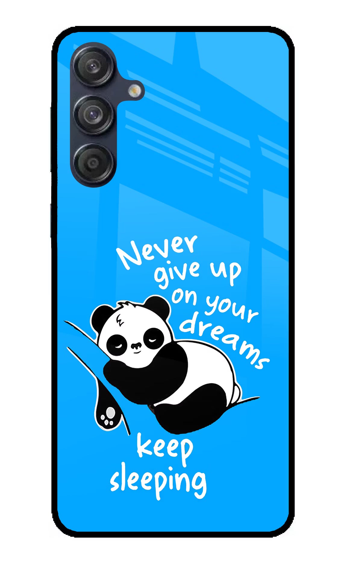 Keep Sleeping Samsung M55 5G Back Cover - Keep Sleeping Samsung M55 5G Glass Case Back Cover by Casekaro Keep Sleeping Samsung M55 5G Glass Case Back Cover by Casekaro