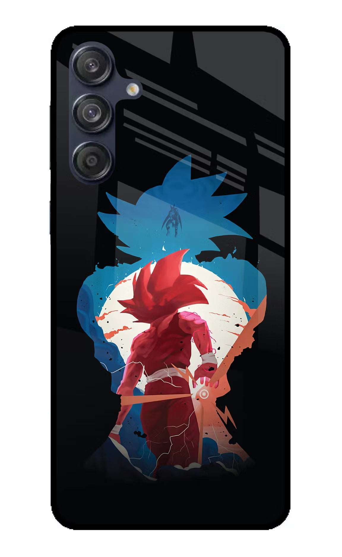 Goku Samsung M55 5G Glass Case - Goku Samsung M55 5G Glass Case Goku Samsung M55 5G Glass Case