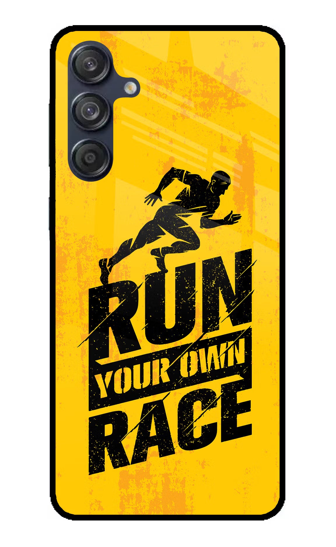 Run Your Own Race Samsung M55 5G Glass Case - Run Your Own Race Samsung M55 5G Glass Case Run Your Own Race Samsung M55 5G Glass Case