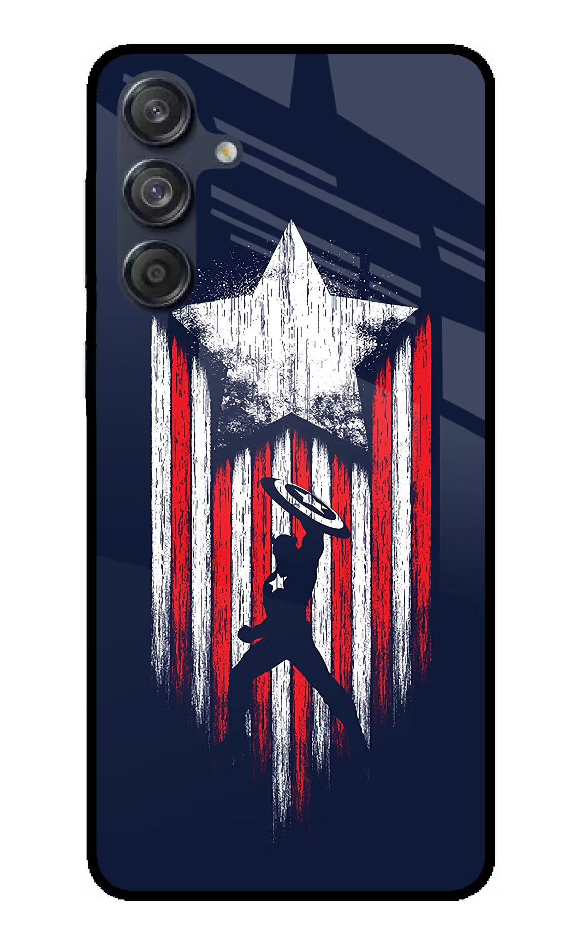 Captain America Marvel Art Samsung M55 5G Glass Case - Captain America Marvel Art Samsung M55 5G Glass Case Captain America Marvel Art Samsung M55 5G Glass Case