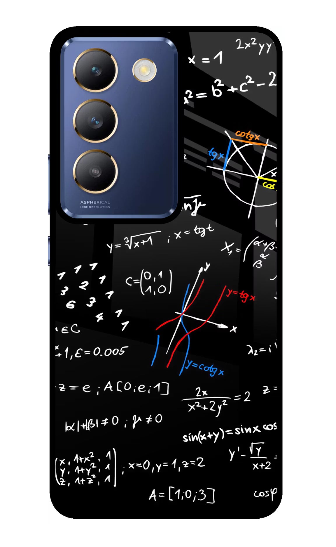 Mathematics Formula Vivo Y200E 5G/T3 5G Glass Case - Mathematics Formula Vivo Y200E 5G/T3 5G Glass Case Mathematics Formula Vivo Y200E 5G/T3 5G Glass Case