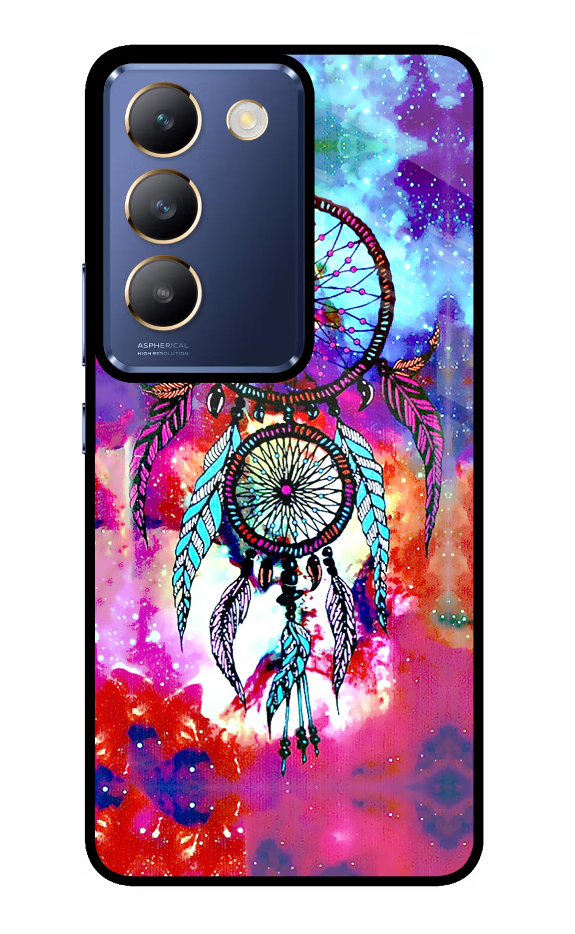Dream Catcher Abstract Vivo Y200E 5G/T3 5G Glass Case - Dream Catcher Abstract Vivo Y200E 5G/T3 5G Glass Case Dream Catcher Abstract Vivo Y200E 5G/T3 5G Glass Case