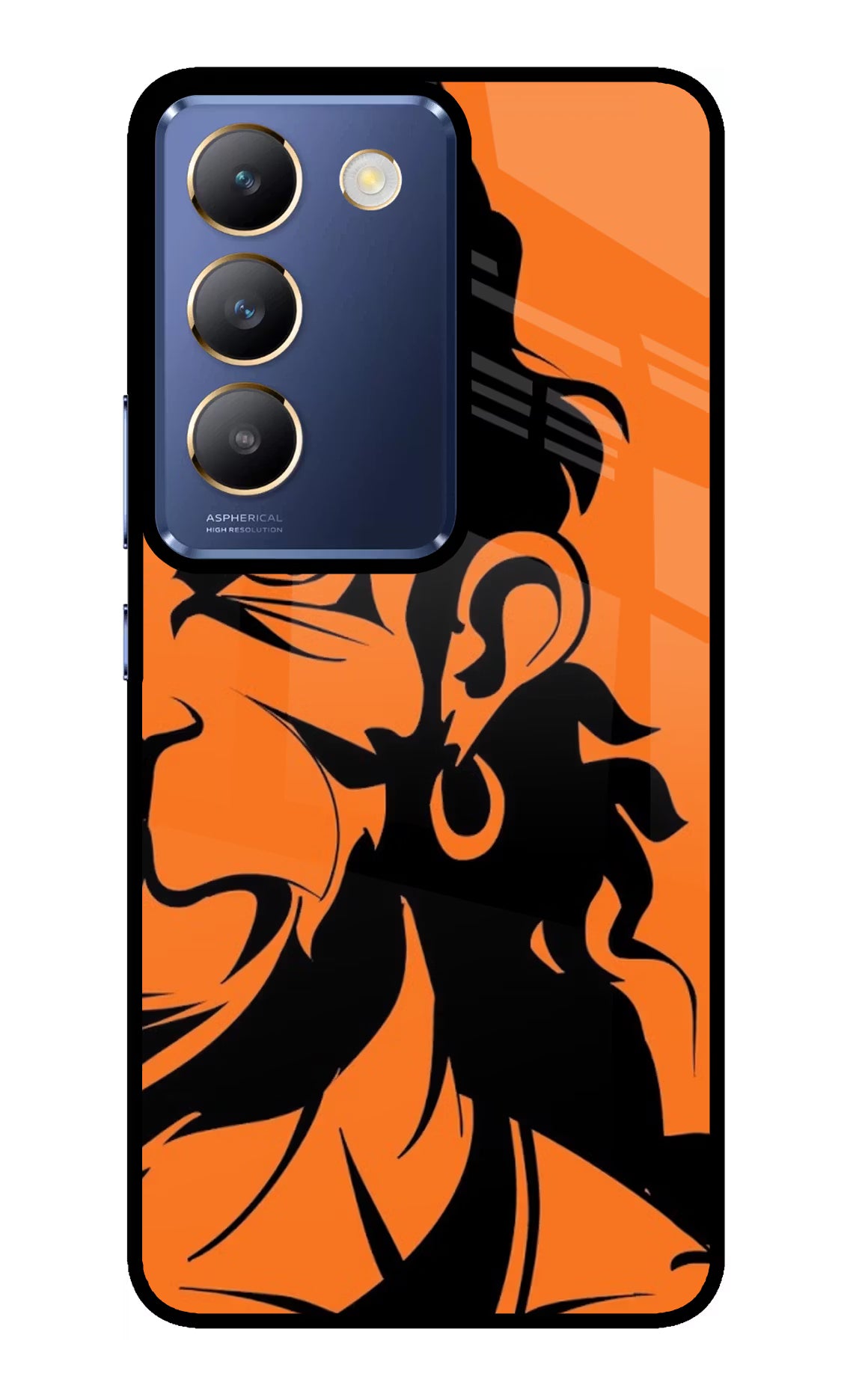 Hanuman Vivo Y200E 5G/T3 5G Glass Case - Hanuman Vivo Y200E 5G/T3 5G Glass Case Hanuman Vivo Y200E 5G/T3 5G Glass Case