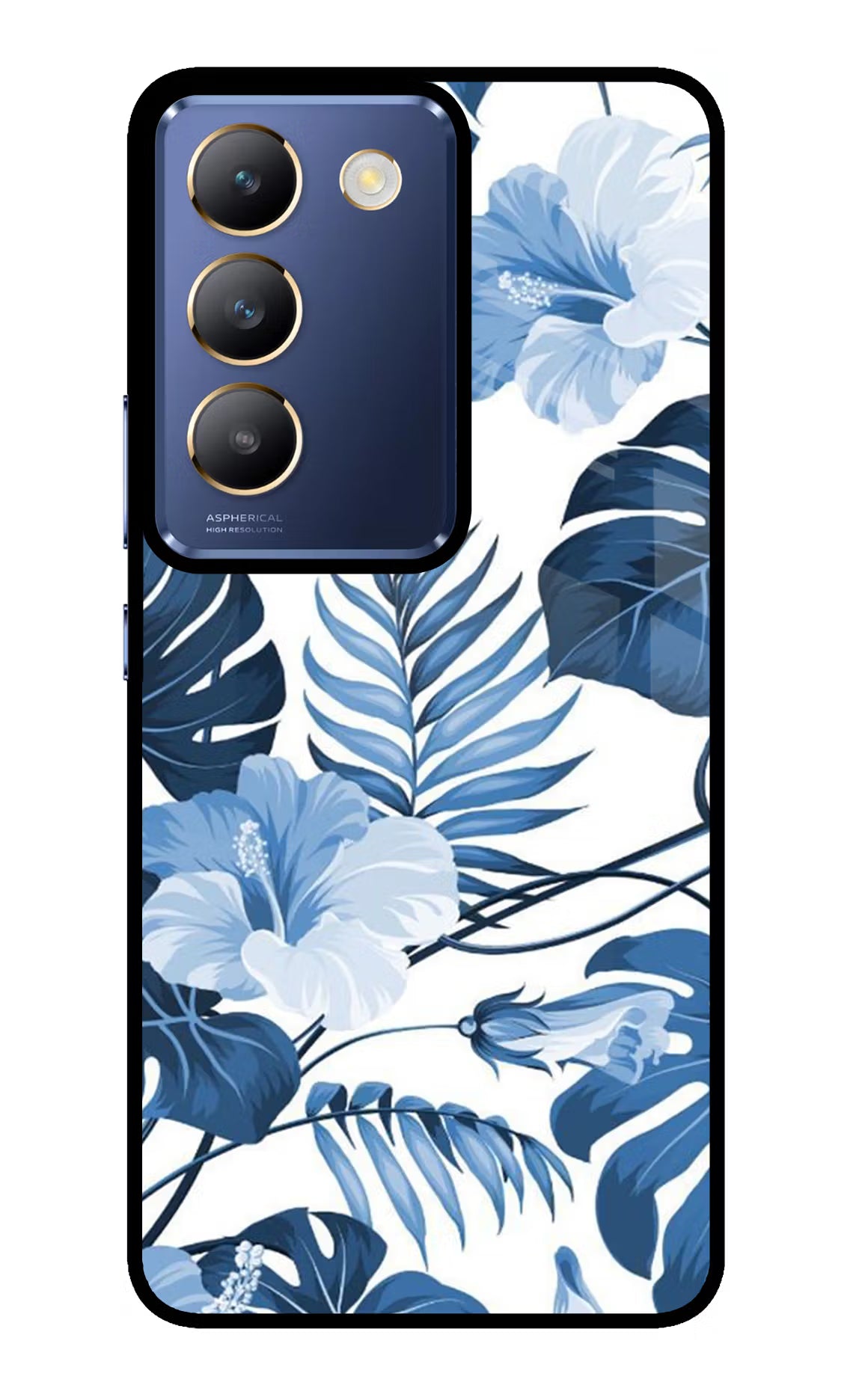 Fabric Art Vivo Y200E 5G/T3 5G Glass Case - Fabric Art Vivo Y200E 5G/T3 5G Glass Case Fabric Art Vivo Y200E 5G/T3 5G Glass Case