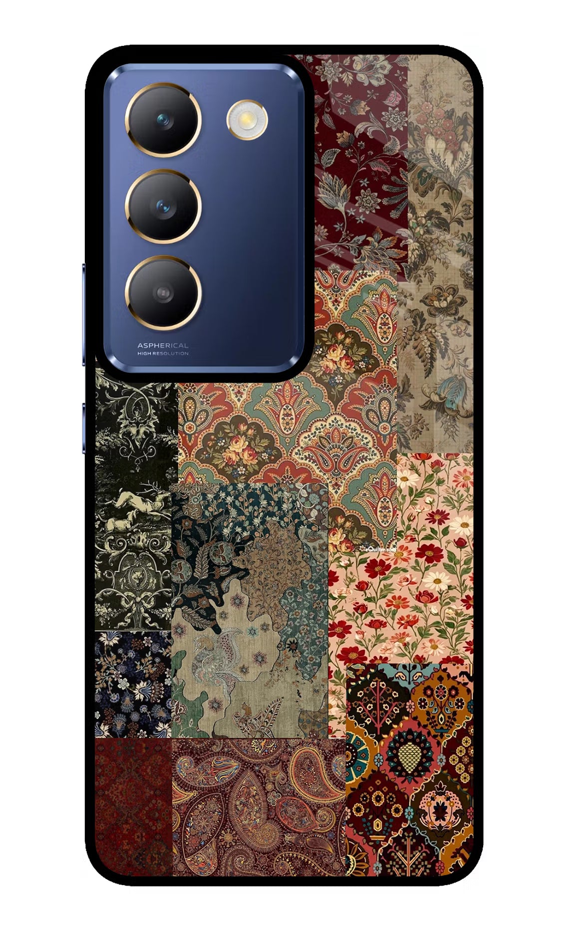 Desi Print Vivo Y200E 5G/T3 5G Glass Case - Desi Print Vivo Y200E 5G/T3 5G Glass Case Desi Print Vivo Y200E 5G/T3 5G Glass Case