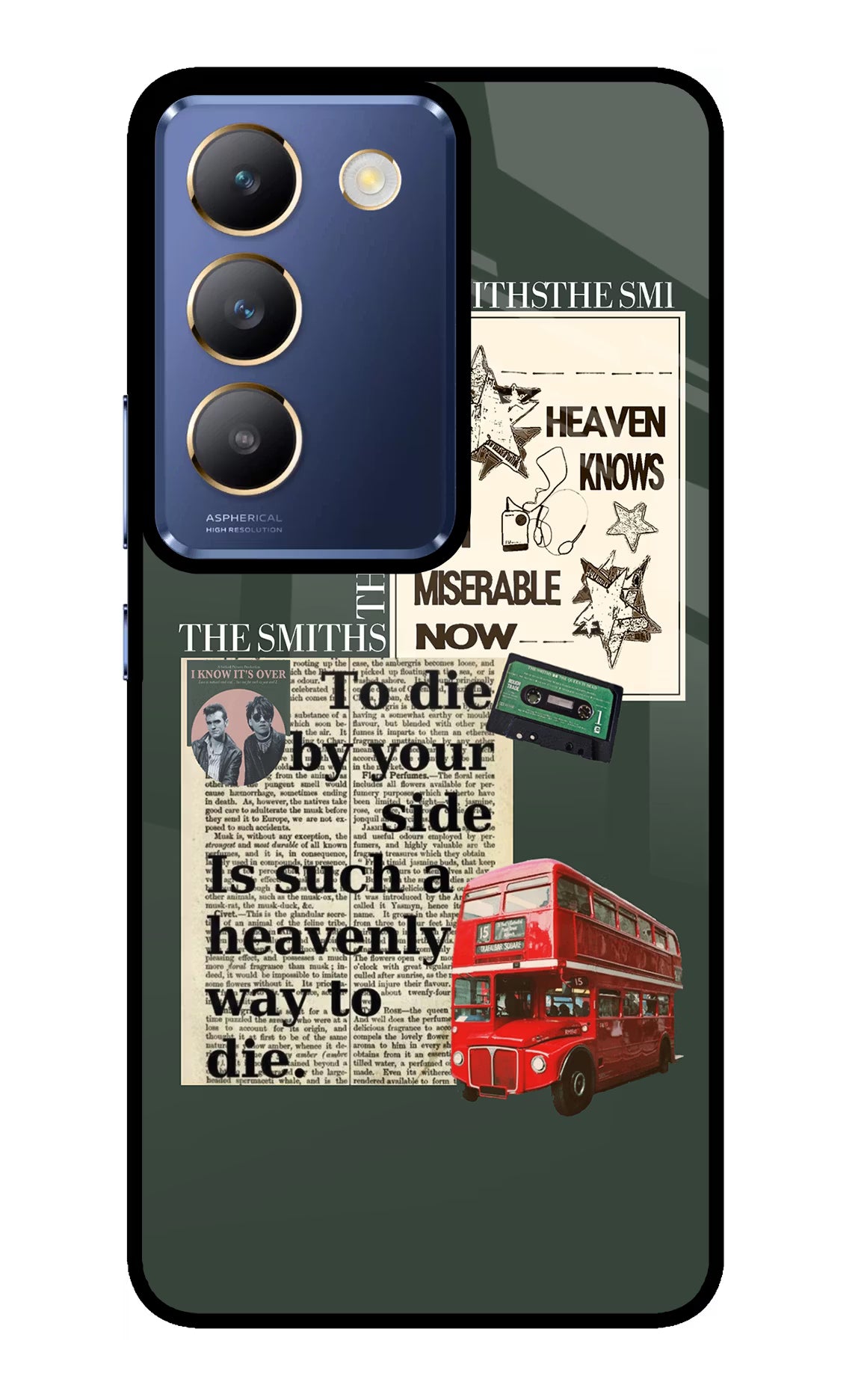 The Smiths Vivo Y200E 5G/T3 5G Glass Case - The Smiths Vivo Y200E 5G/T3 5G Glass Case The Smiths Vivo Y200E 5G/T3 5G Glass Case