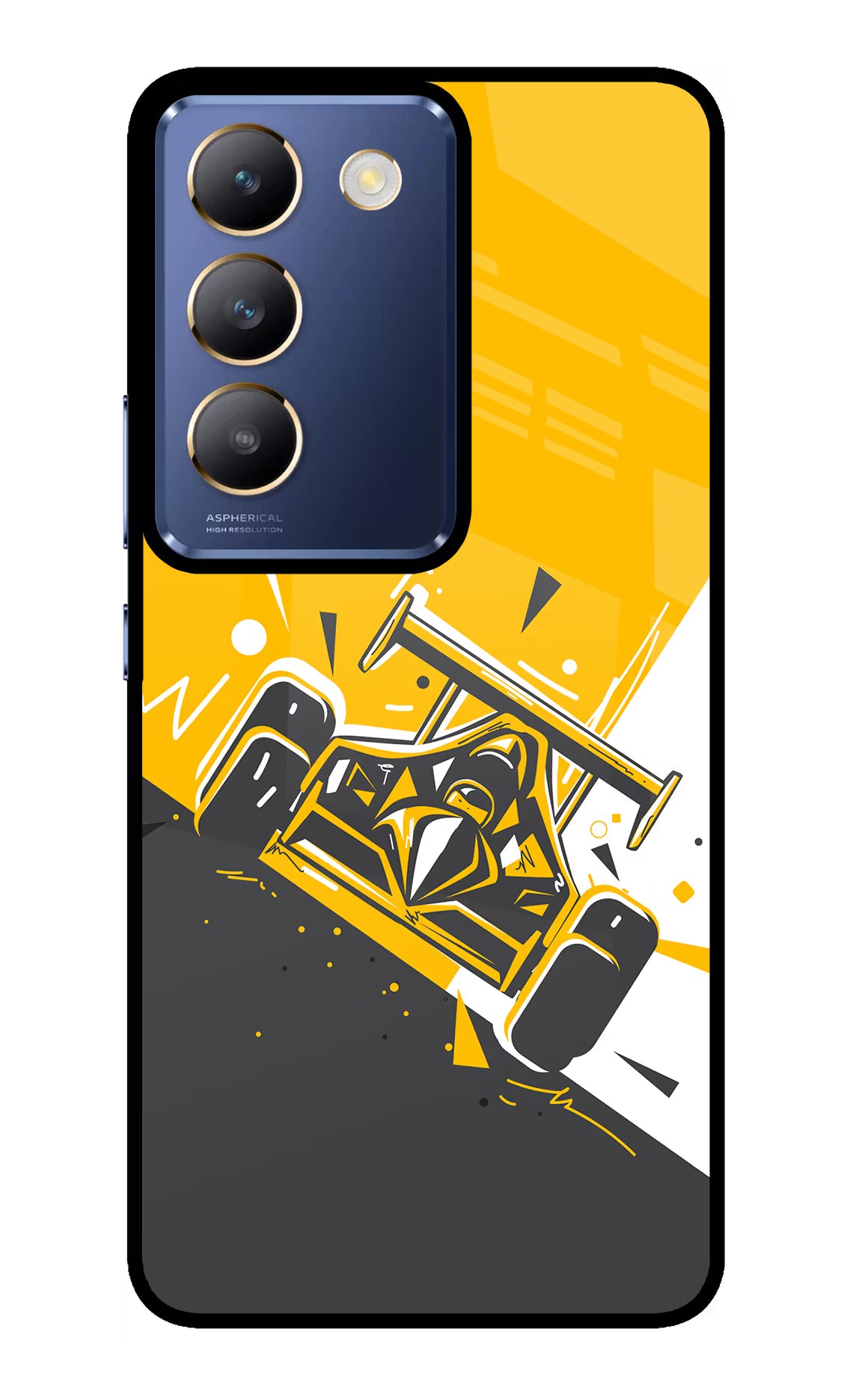 Track King Vivo Y200E 5G/T3 5G Glass Case - Track King Vivo Y200E 5G/T3 5G Glass Case Track King Vivo Y200E 5G/T3 5G Glass Case