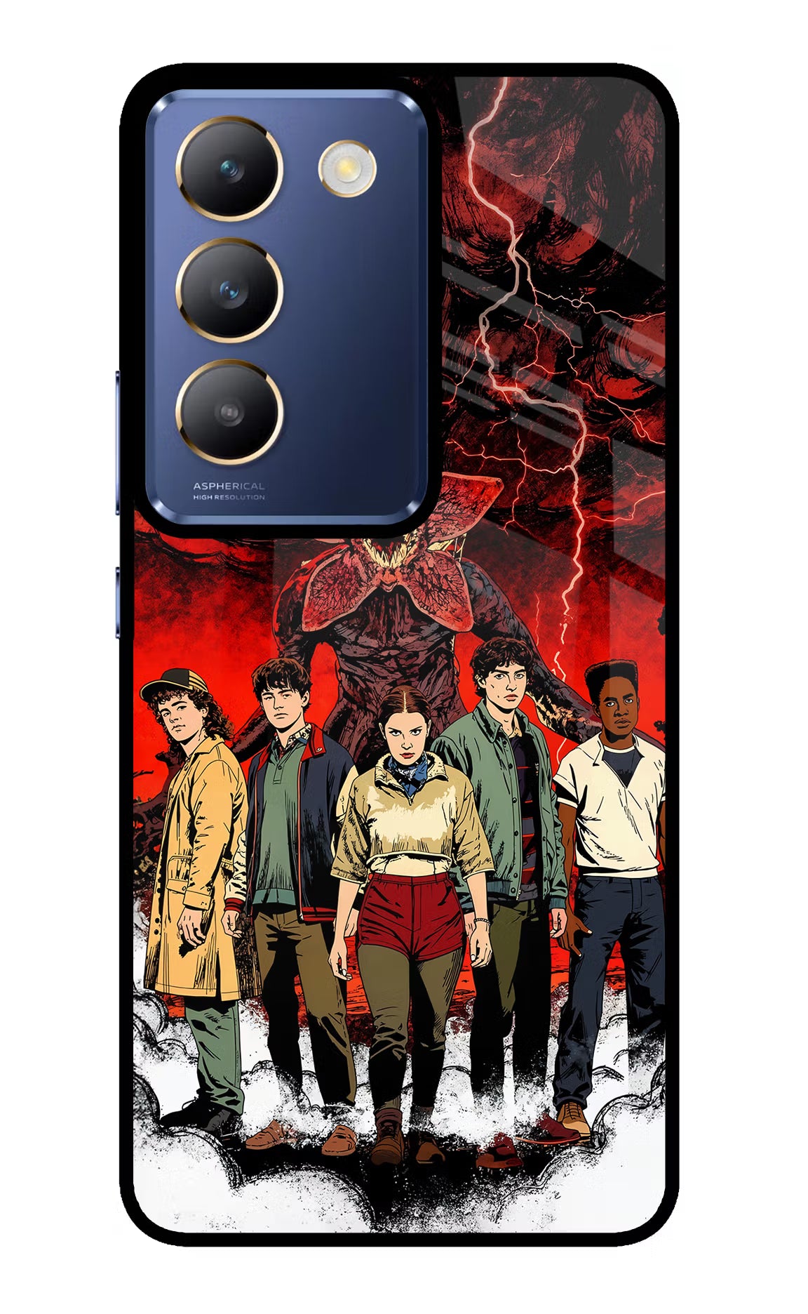 Ordinary Things Characters Vivo Y200E 5G/T3 5G Glass Case - Ordinary Things Characters Vivo Y200E 5G/T3 5G Glass Case Ordinary Things Characters Vivo Y200E 5G/T3 5G Glass Case