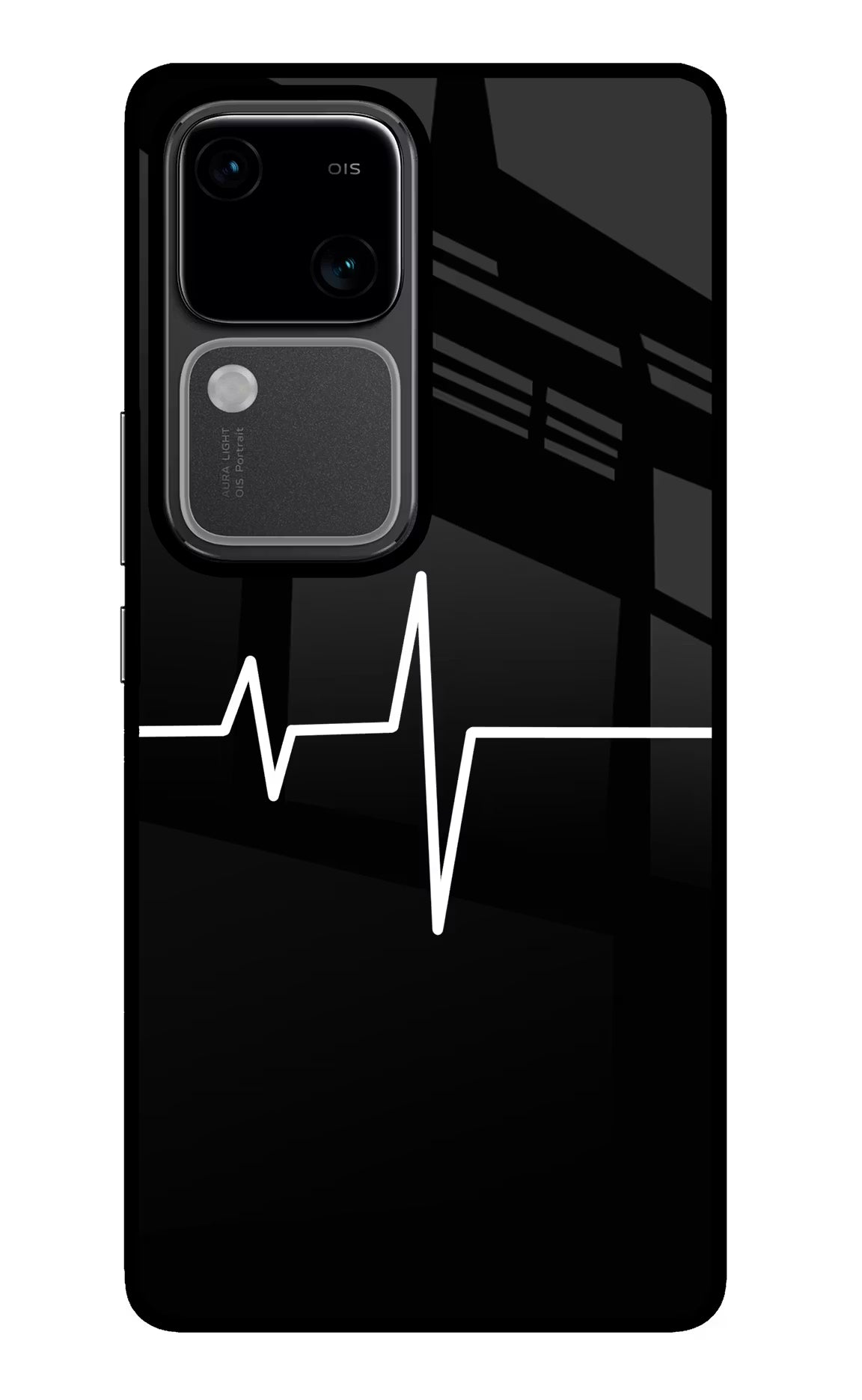 Heart Beats Vivo V30 5G Glass Case - Heart Beats Vivo V30 5G Glass Case Heart Beats Vivo V30 5G Glass Case