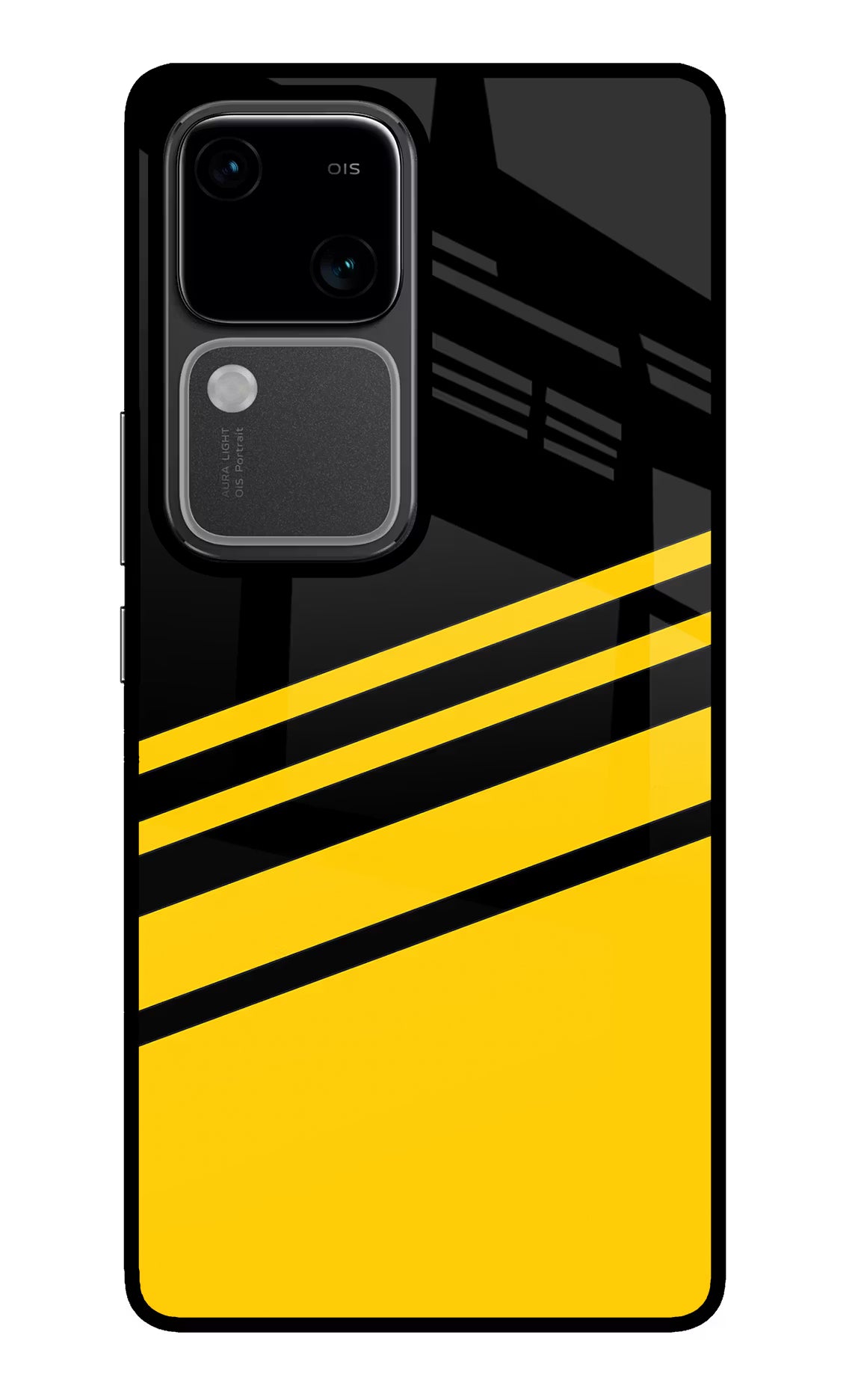 Yellow Shades Vivo V30 5G Glass Case - Yellow Shades Vivo V30 5G Glass Case Yellow Shades Vivo V30 5G Glass Case