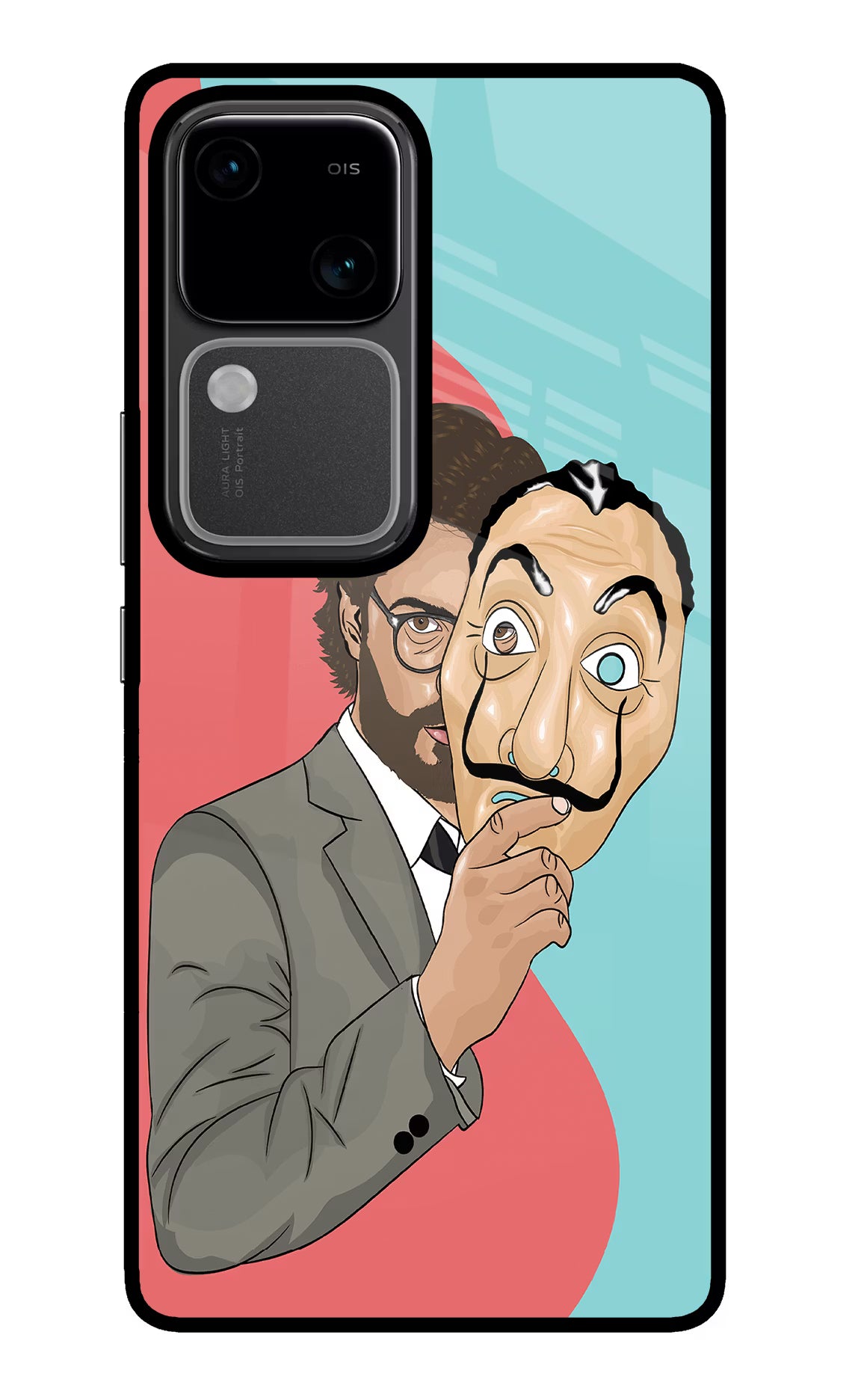 Professor Vivo V30 5G Glass Case - Professor Vivo V30 5G Glass Case Professor Vivo V30 5G Glass Case