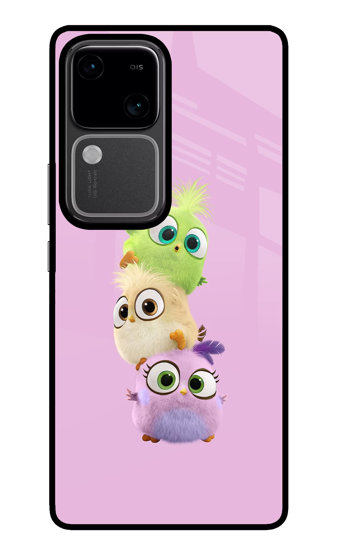 Cute Little Birds Vivo V30 5G Glass Case - Cute Little Birds Vivo V30 5G Glass Case Cute Little Birds Vivo V30 5G Glass Case