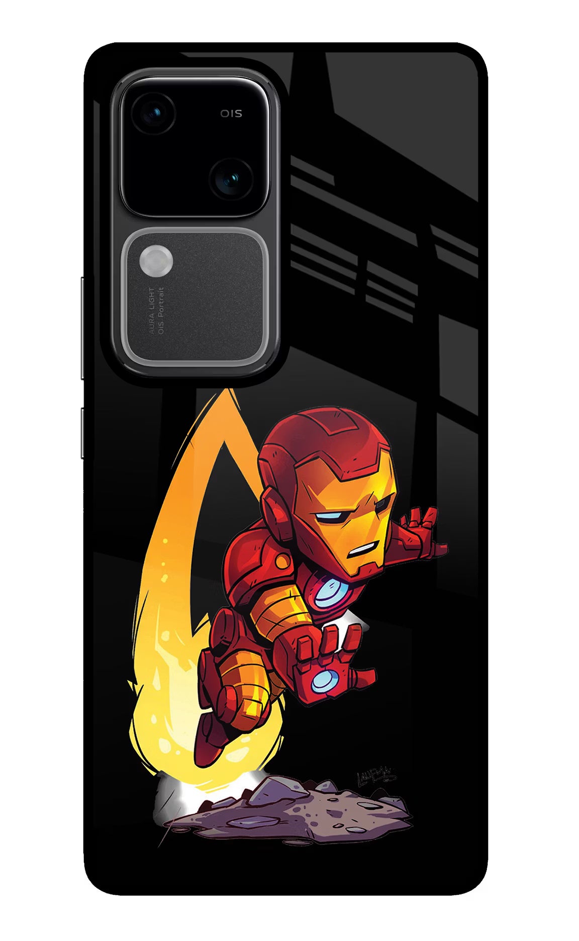 IronMan Vivo V30 5G Glass Case - IronMan Vivo V30 5G Glass Case IronMan Vivo V30 5G Glass Case