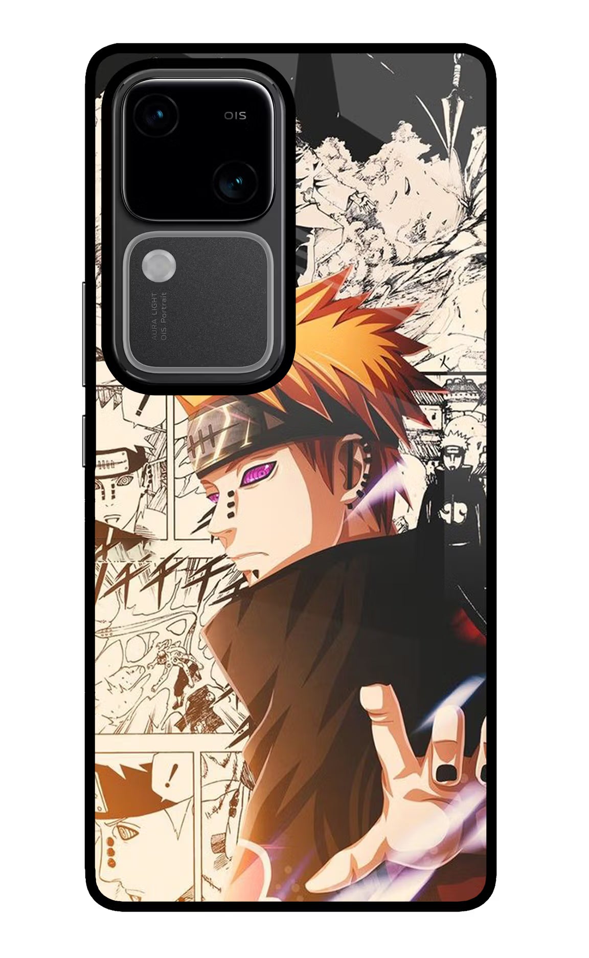 Pain Anime Vivo V30 5G Glass Case - Pain Anime Vivo V30 5G Glass Case Pain Anime Vivo V30 5G Glass Case