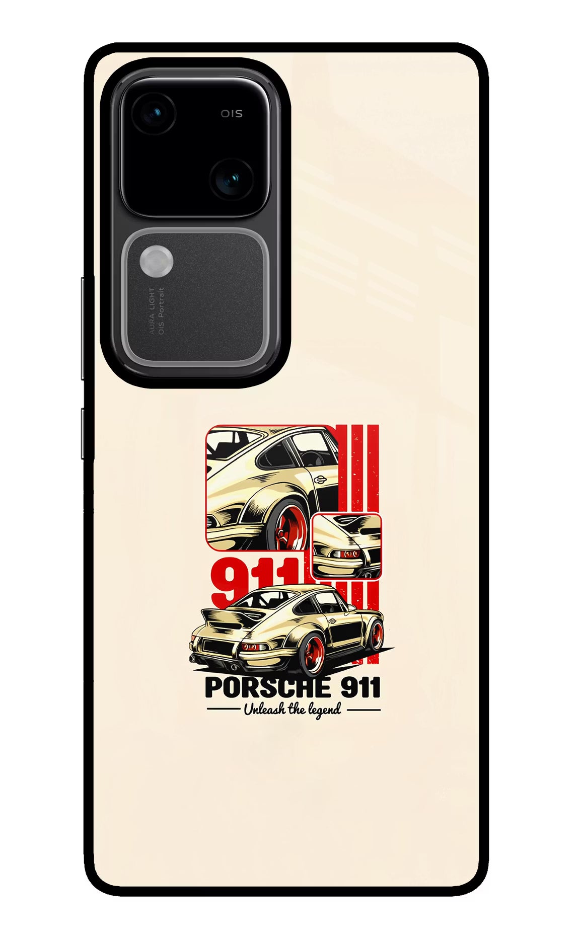 Classic Porsche 911 Vivo V30 5G Glass Case - Classic Porsche 911 Vivo V30 5G Glass Case Classic Porsche 911 Vivo V30 5G Glass Case