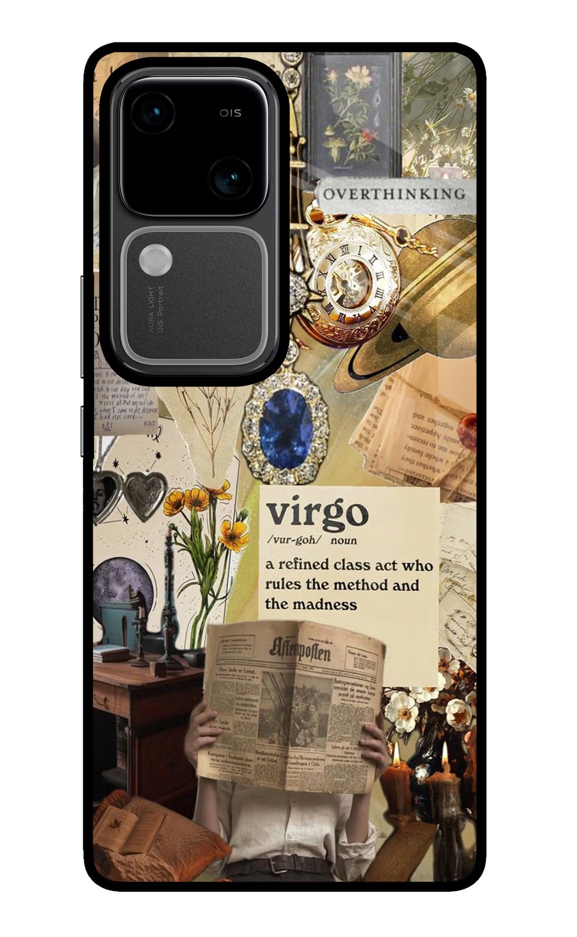 Virgo Zodiac Vivo V30 5G Glass Case - Virgo Zodiac Vivo V30 5G Glass Case Virgo Zodiac Vivo V30 5G Glass Case